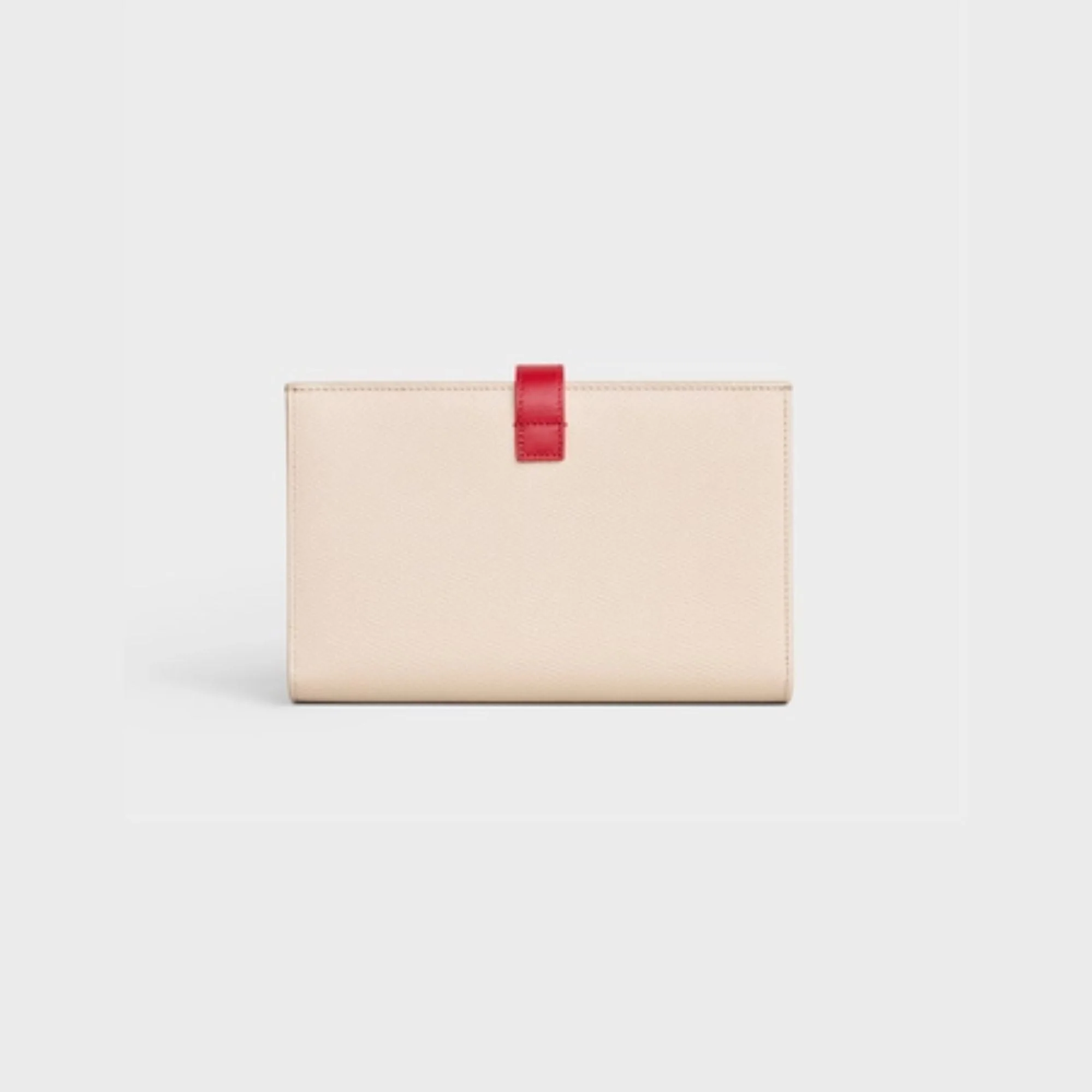 Large Strap Wallet - Powder/Red - Image 3