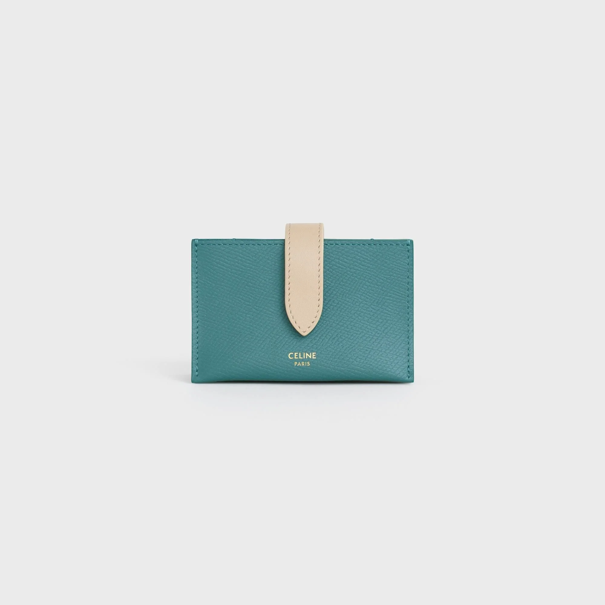 Accordion Card Holder - Prussian Blue/Nude