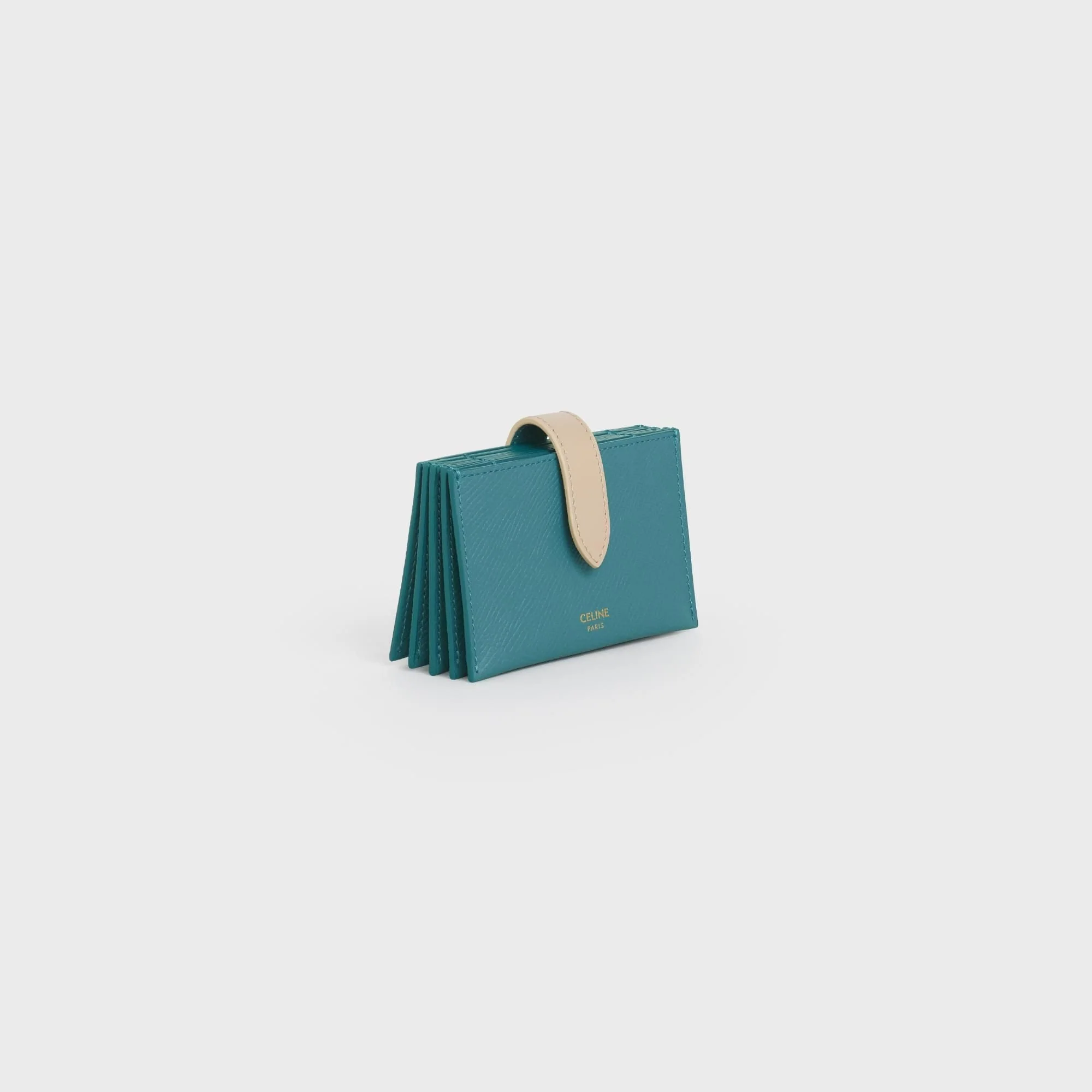 Accordion Card Holder - Prussian Blue/Nude - Image 2