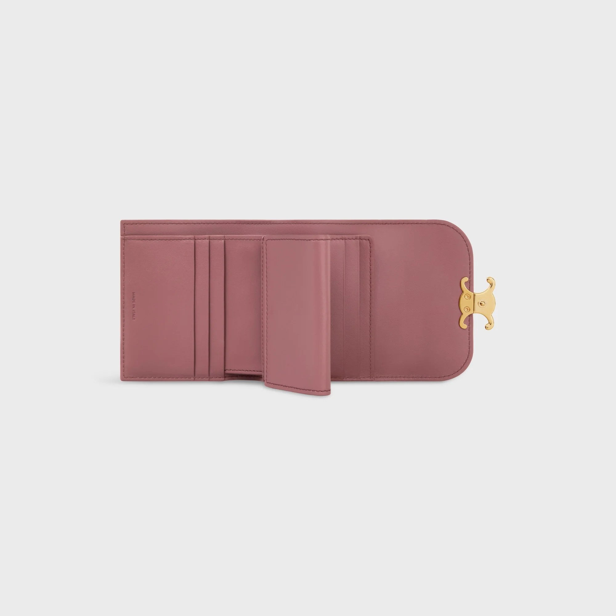 Small Flap Wallet - Vintage Rose - Image 4