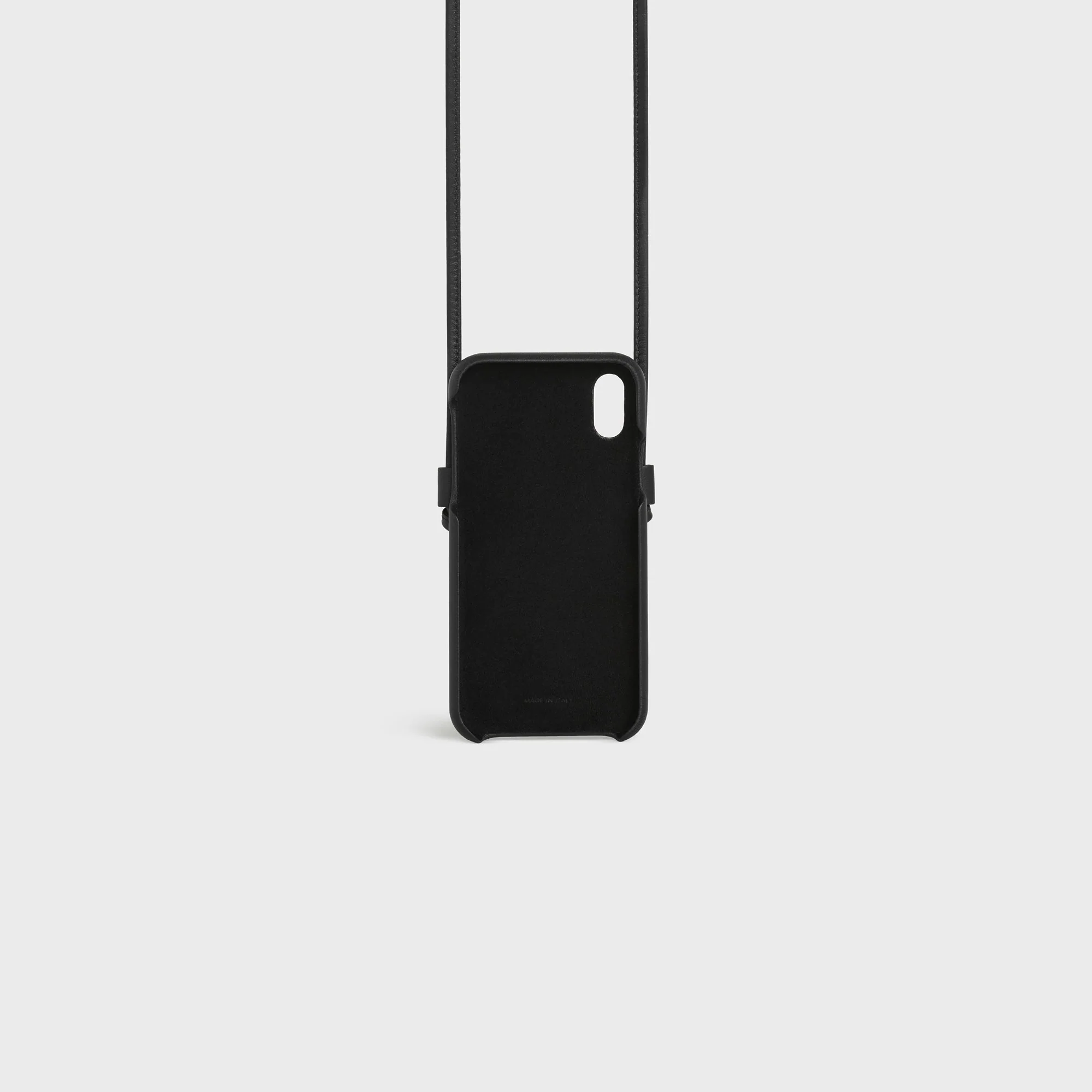 Iphone X & Xs Case Leather Lac - Black - Image 3