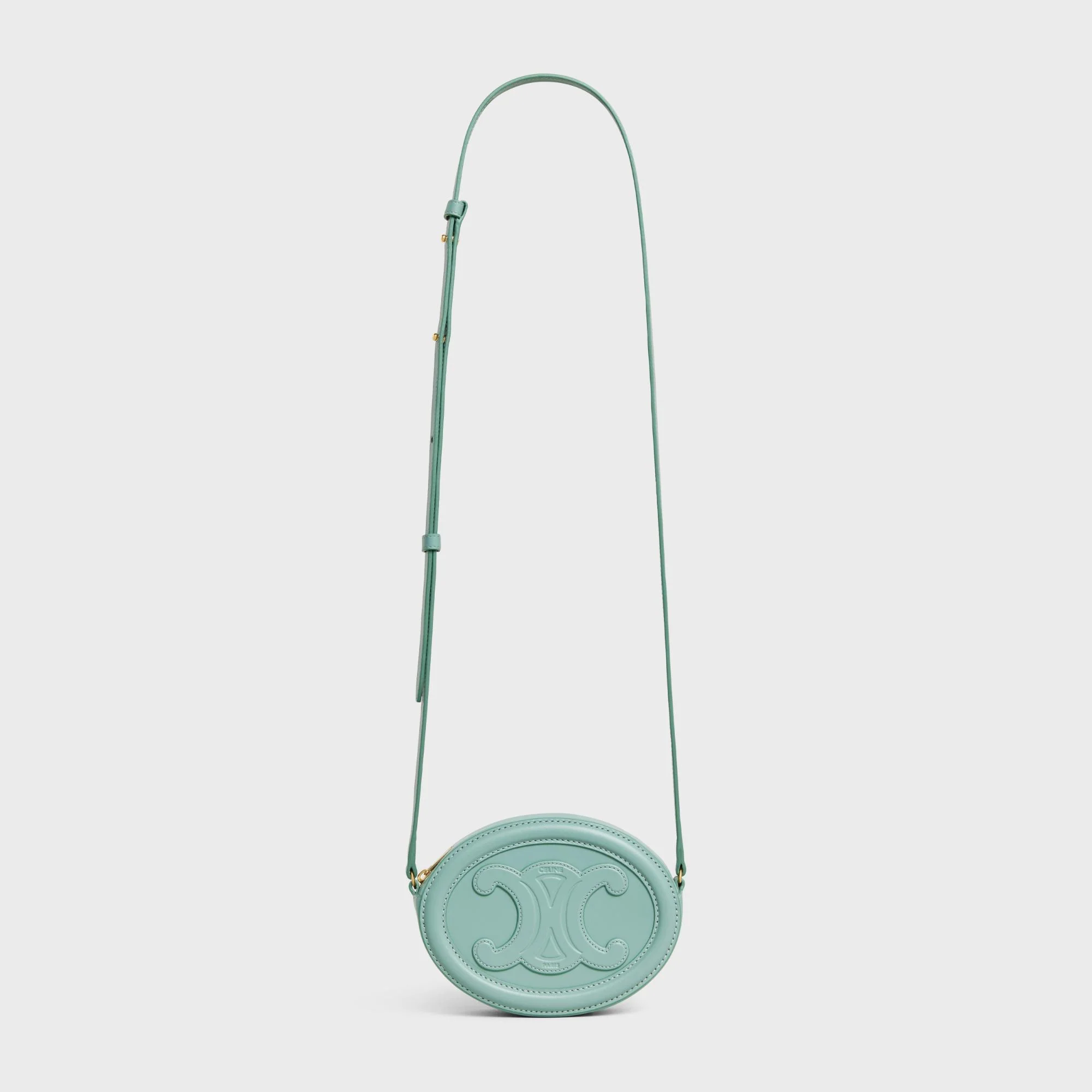 Crossbody Oval Purse - Ice Mint - Image 5