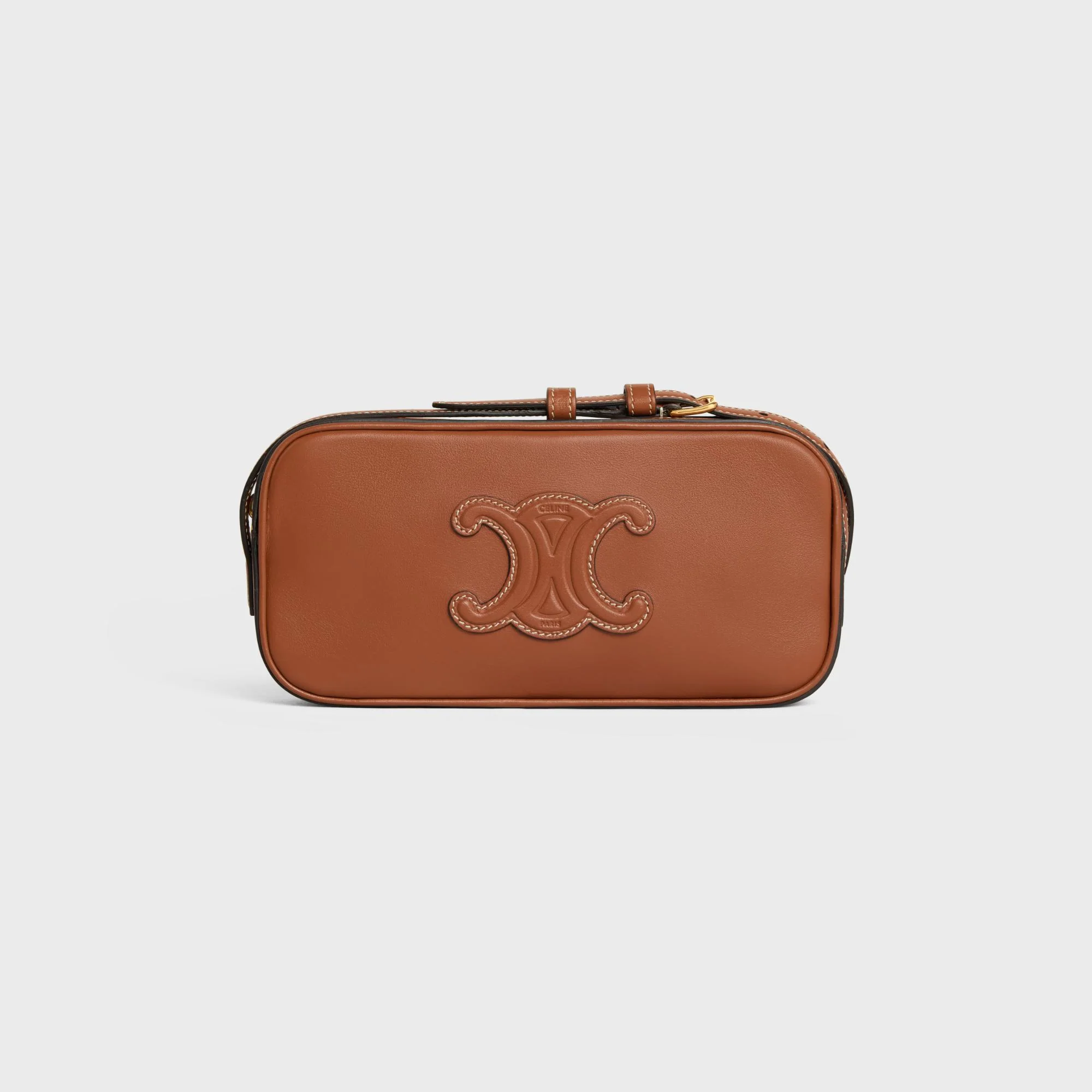 Mini Camera Shoulder Bag - Tan