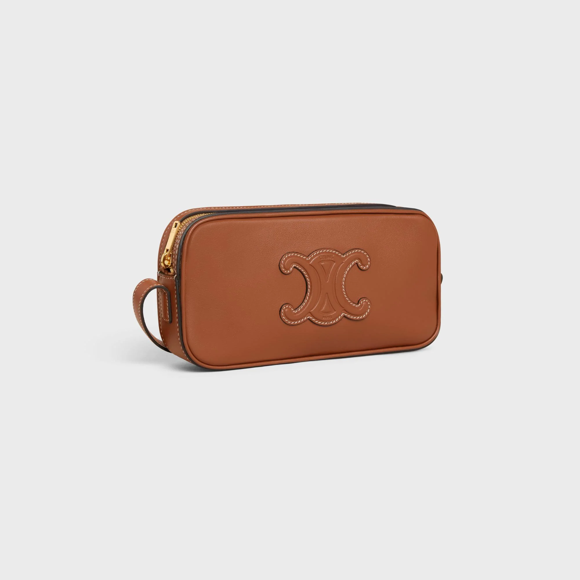 Mini Camera Shoulder Bag - Tan - Image 2