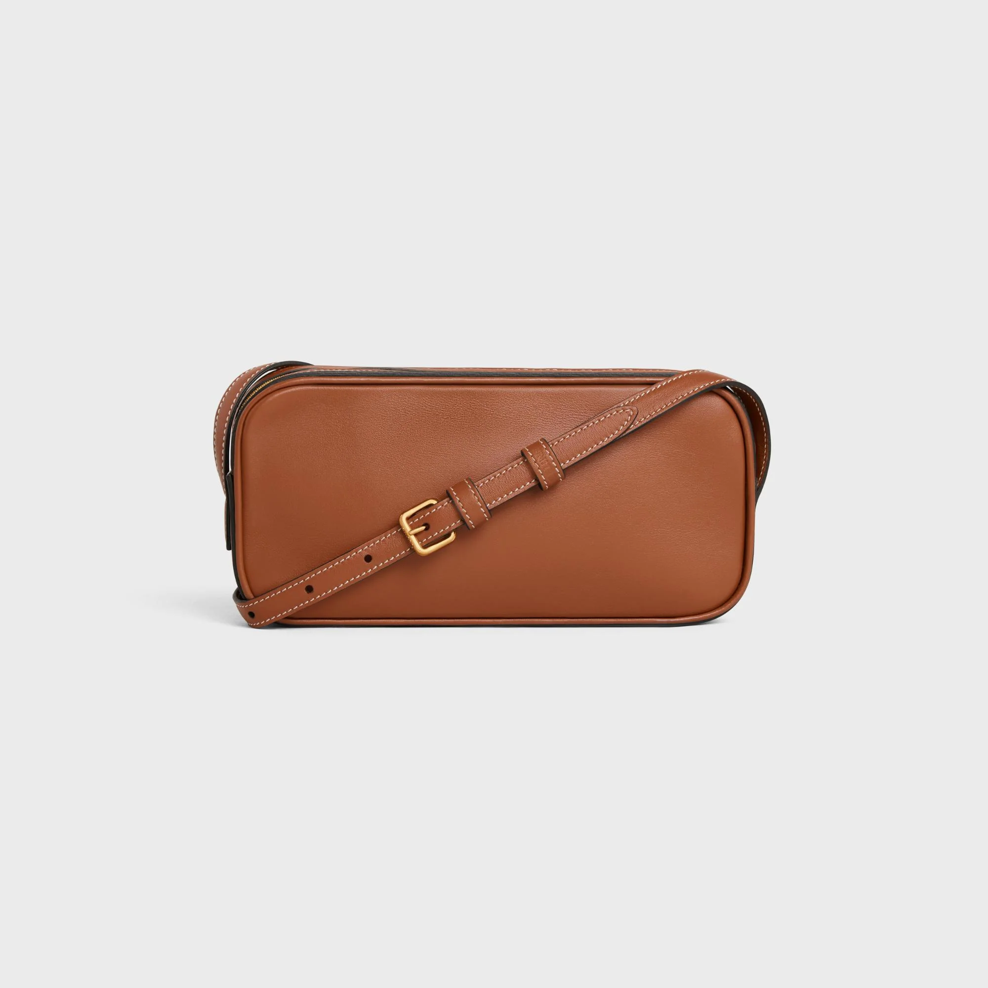 Mini Camera Shoulder Bag - Tan - Image 3