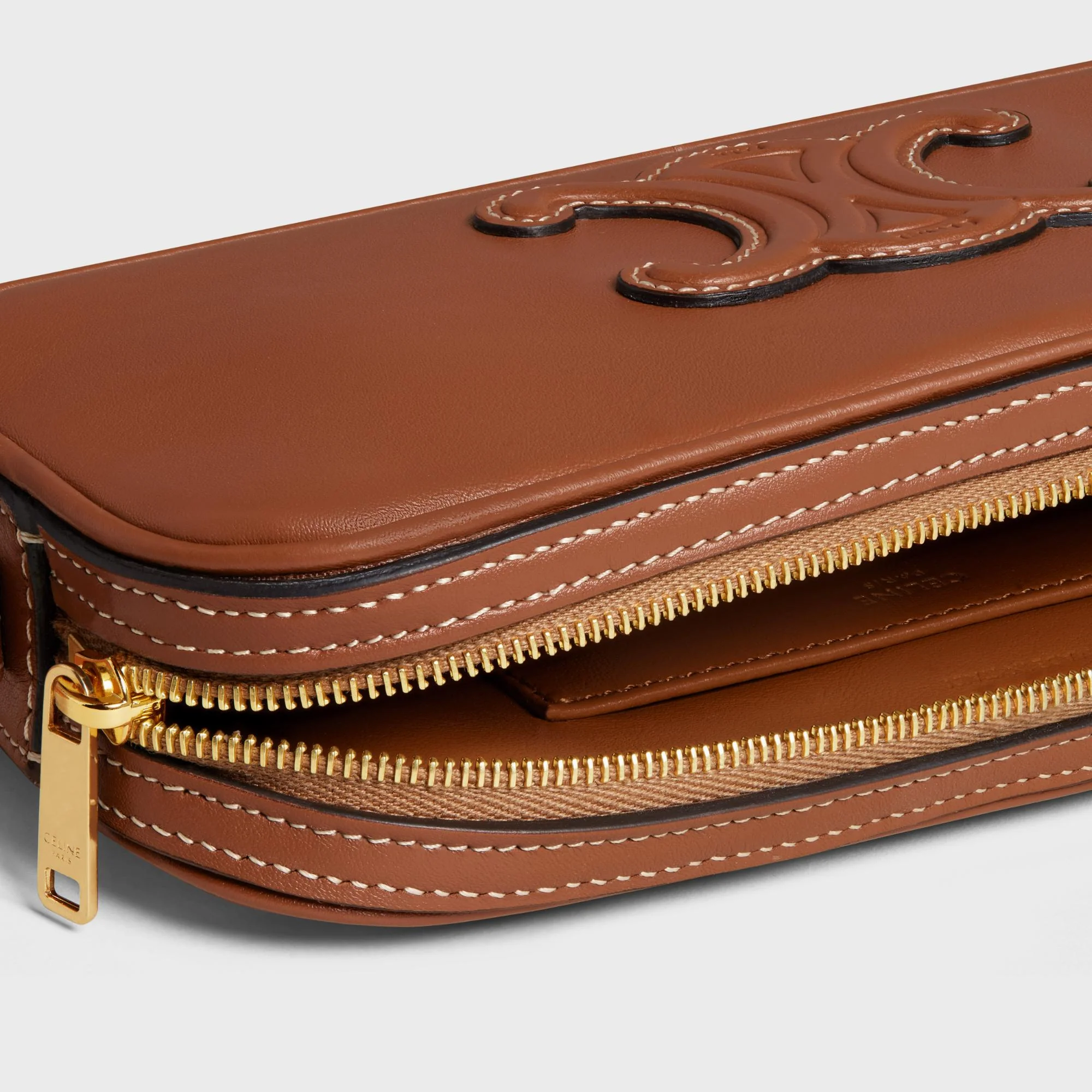 Mini Camera Shoulder Bag - Tan - Image 4