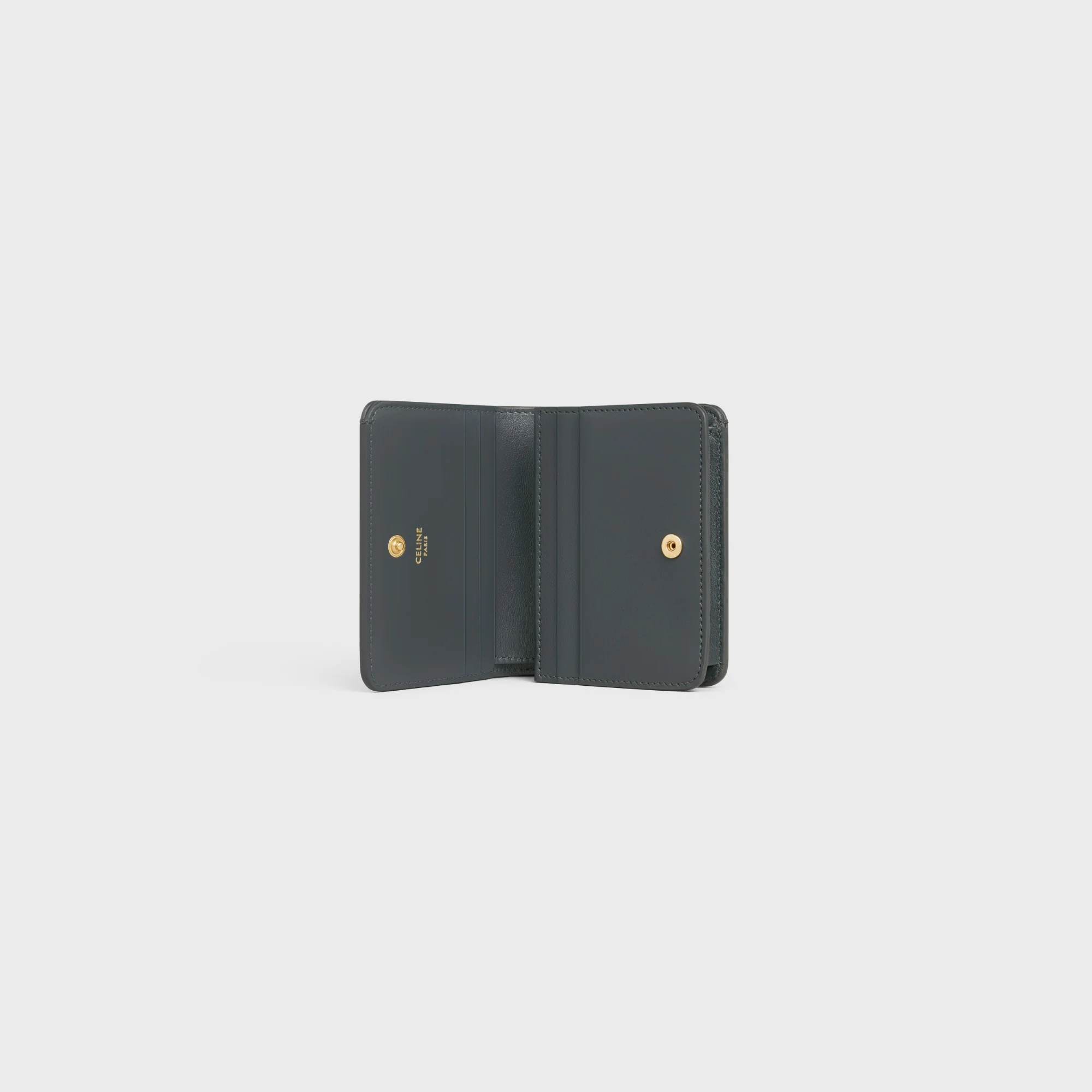 Triomphe Compact Wallet - Slate Grey - Image 5
