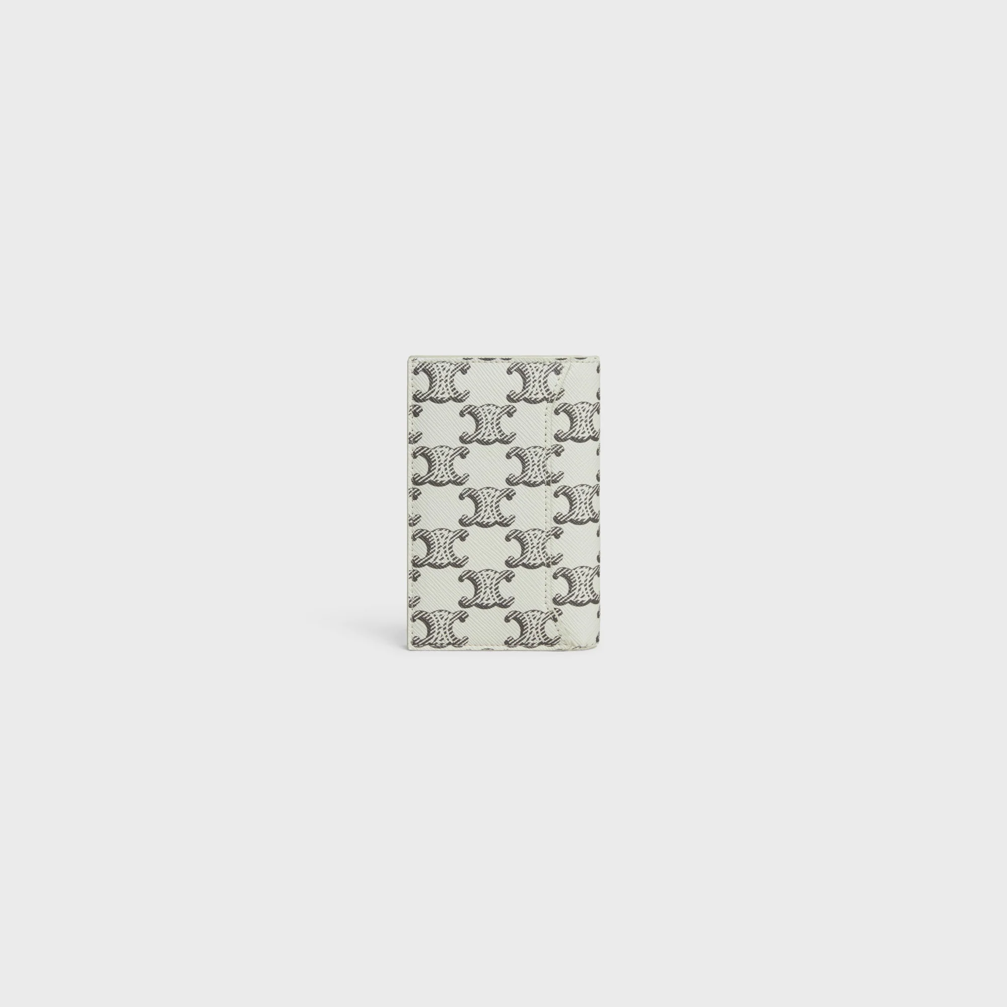 Vertical Card Holder - Tan/Ecru - Image 3