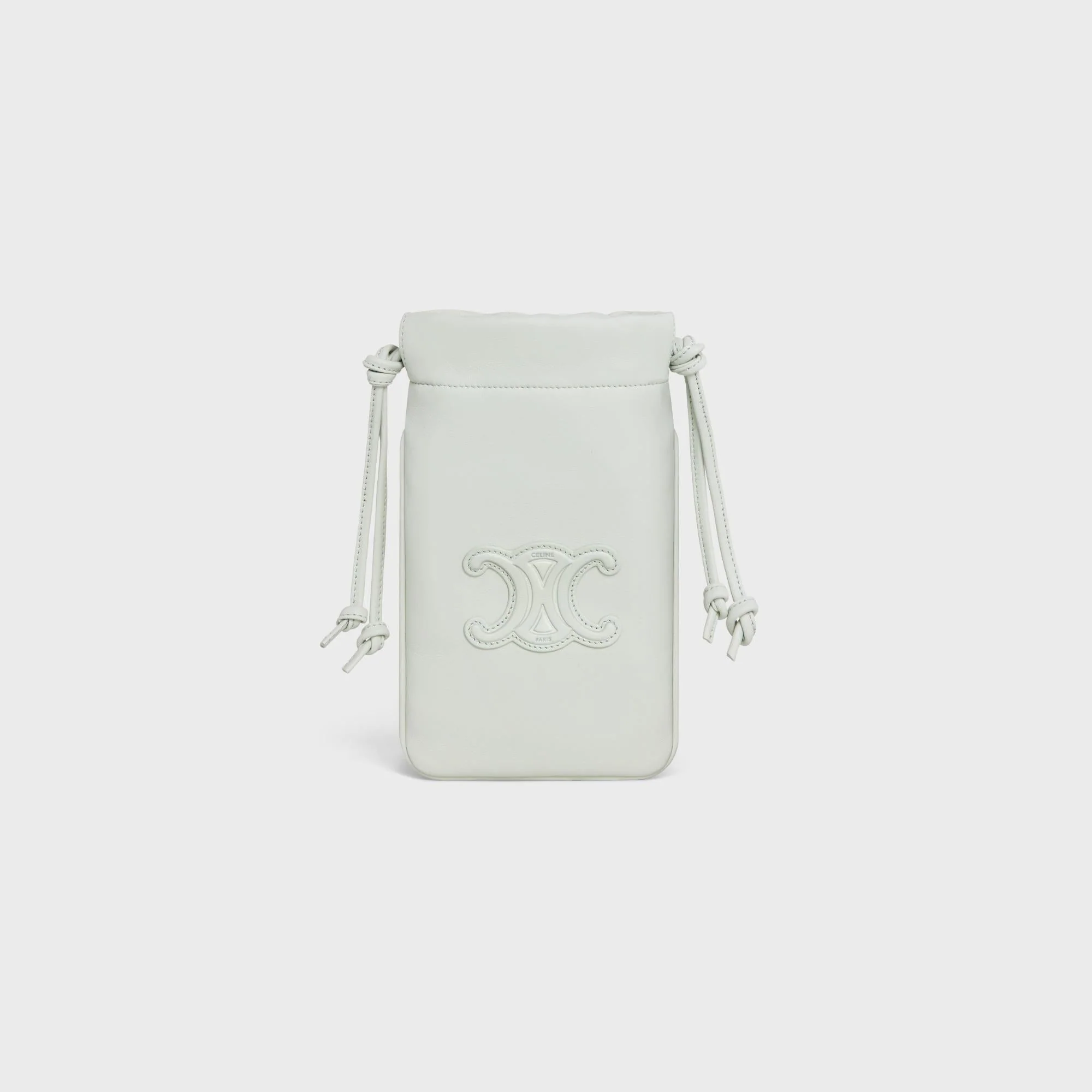Drawstring Phone Pouch - Jade