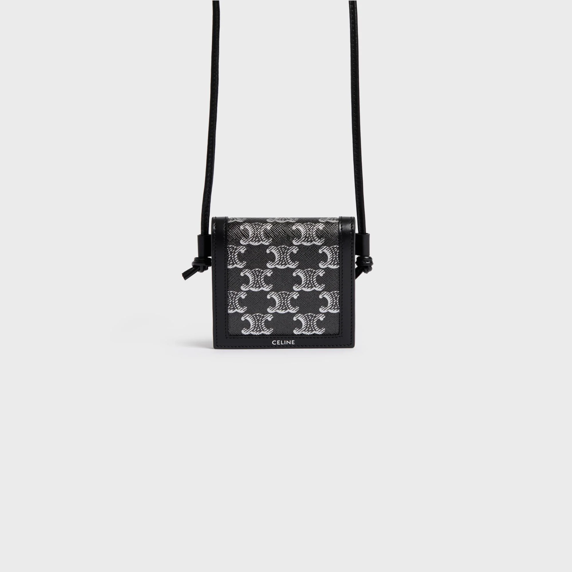 Necklace Wallet - Silver/Black - Image 5