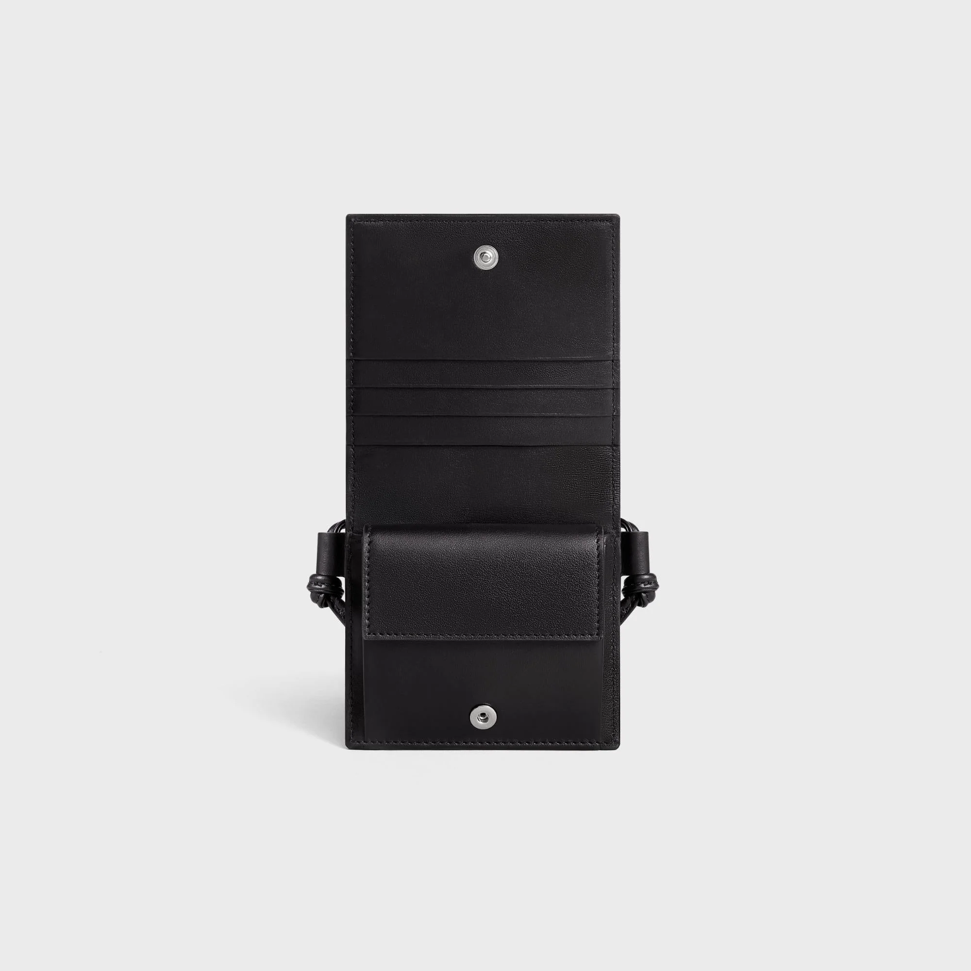 Necklace Wallet - Silver/Black - Image 4