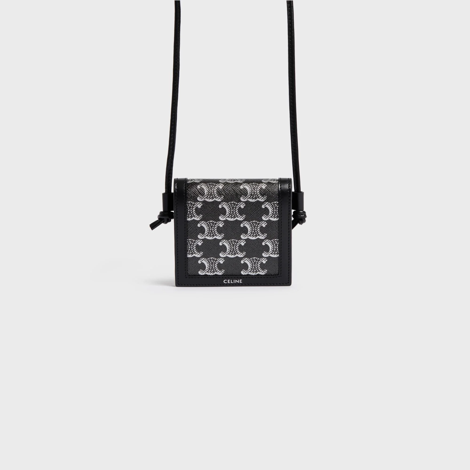 Necklace Wallet - Silver/Black - Image 5