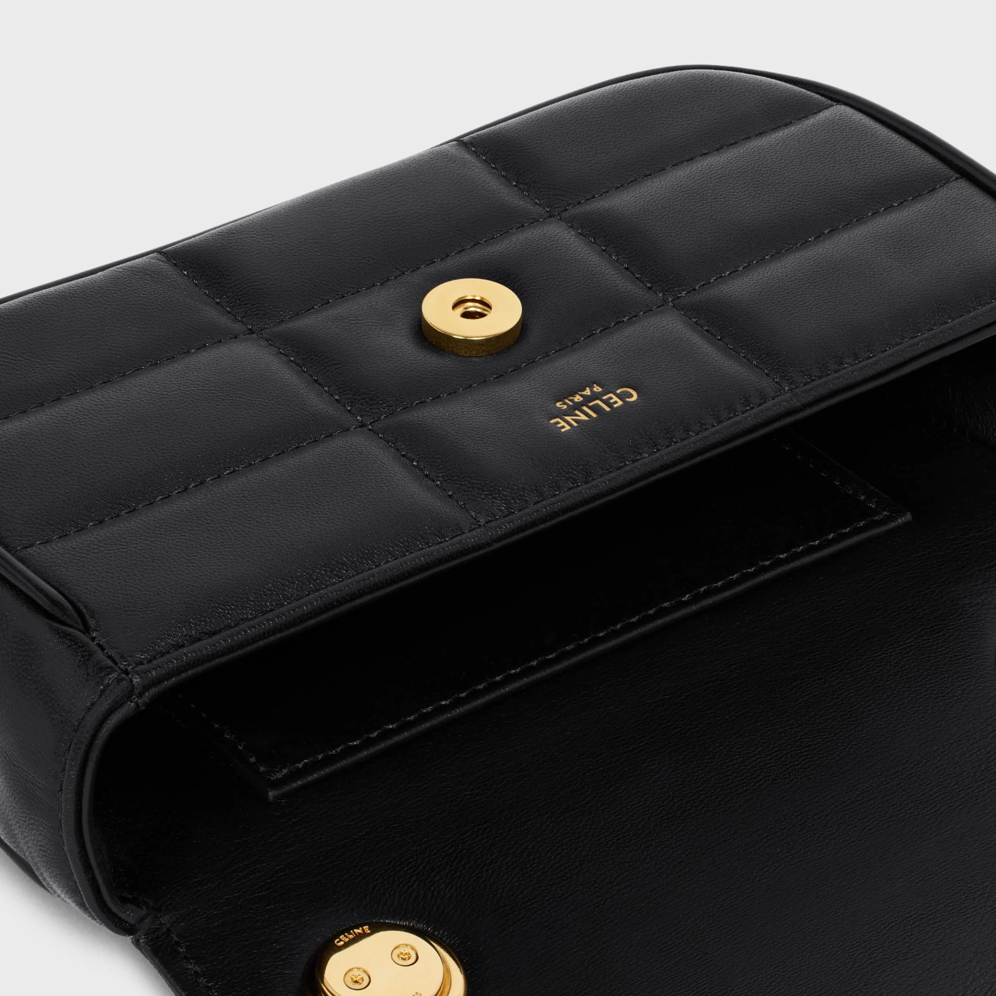 Mini Chain Shoulder Bag - Black - Image 4