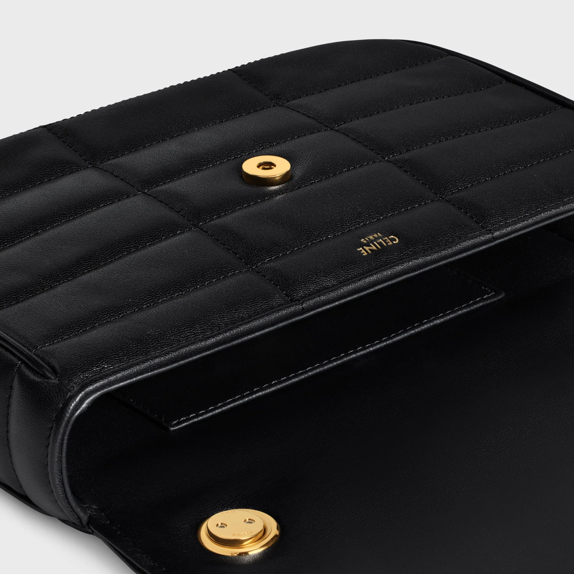 Chain Shoulder Bag - Black - Image 5