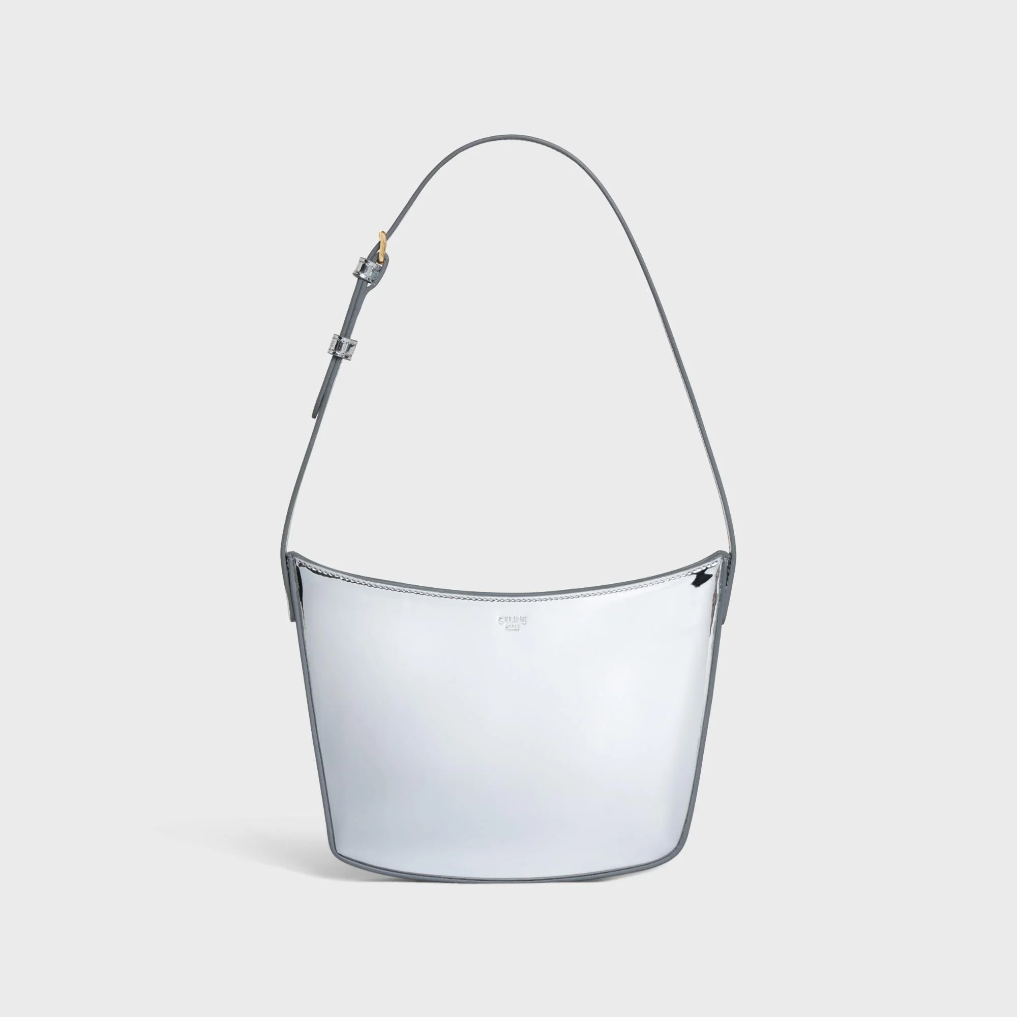 Medium Celine Croque Bag - Silver