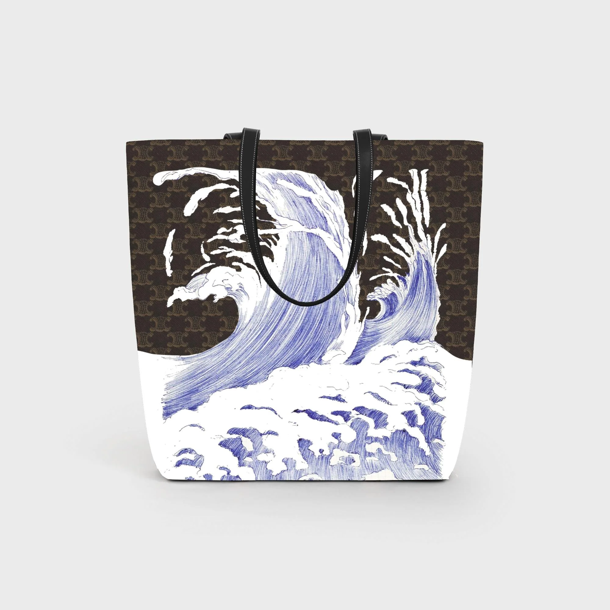Triomphe Canvas Museum Bag - Black