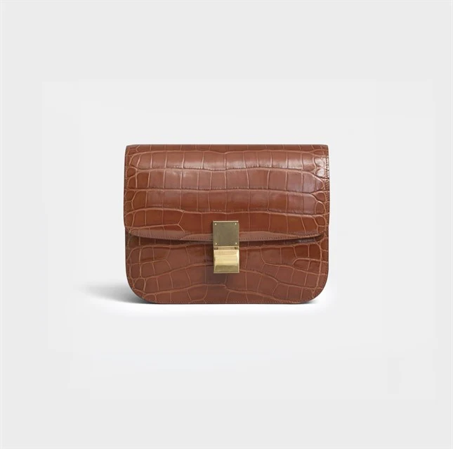 Classic Medium - Tan Croc