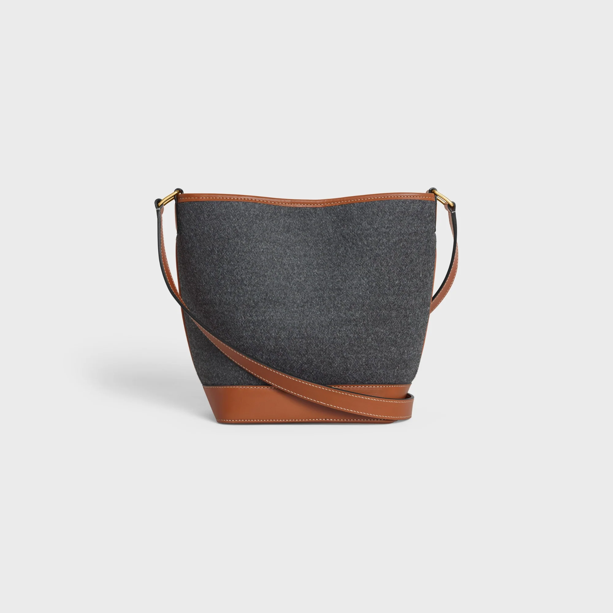 Cabas Celine Small Bucket - Grey/Beige - Image 5