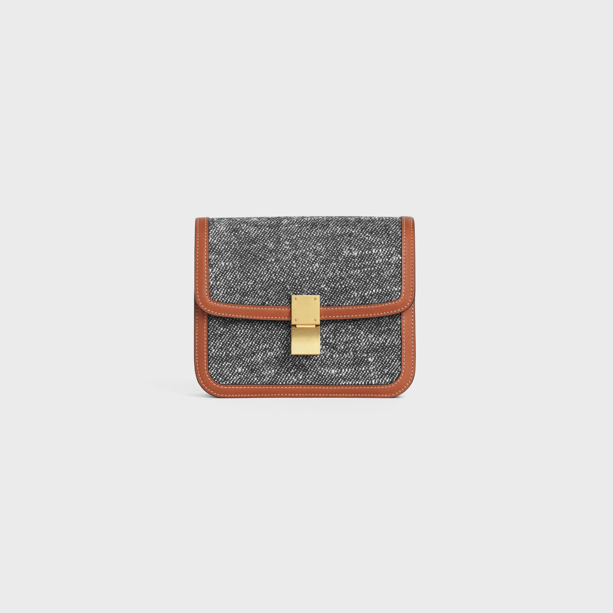 Classic Teen With Border - Navy/Tan