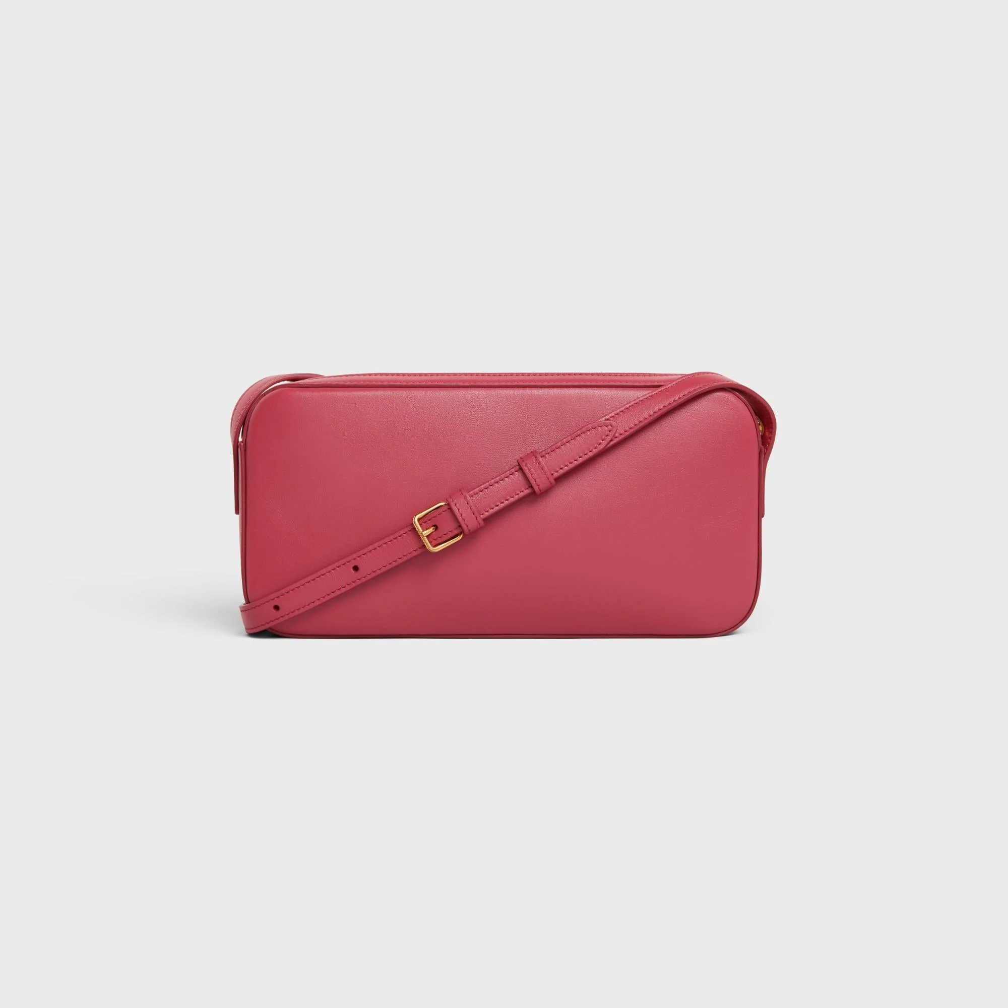 Cuir Triomphe Camera Shoulder Bag - Lipstick - Image 5