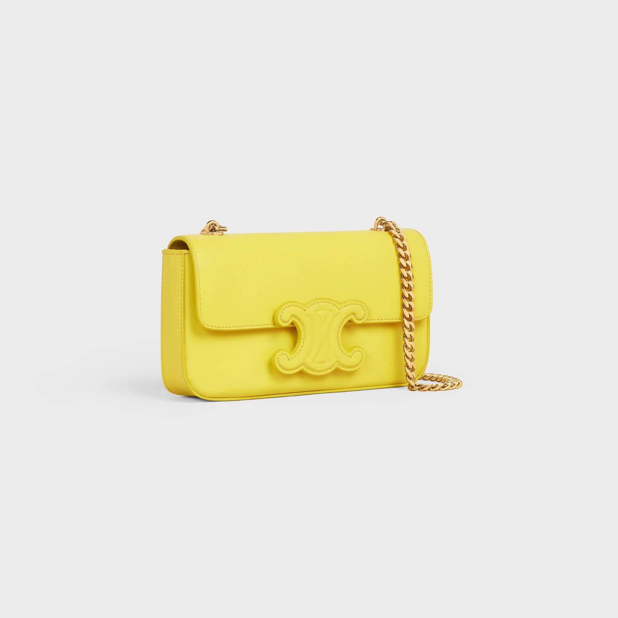 Cuir Triomphe Chain Shoulder Bag - Anise - Image 2