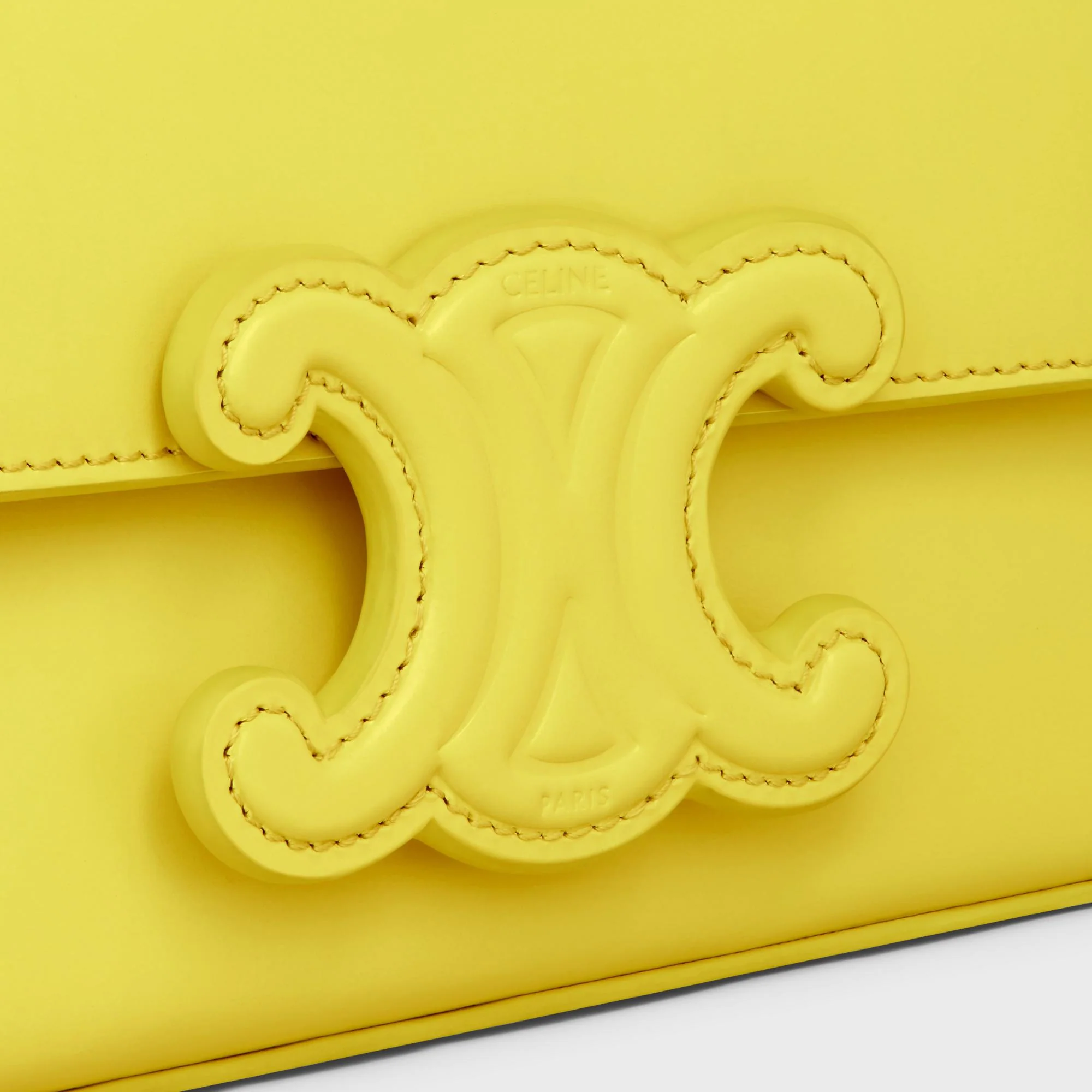 Cuir Triomphe Chain Shoulder Bag - Anise - Image 5