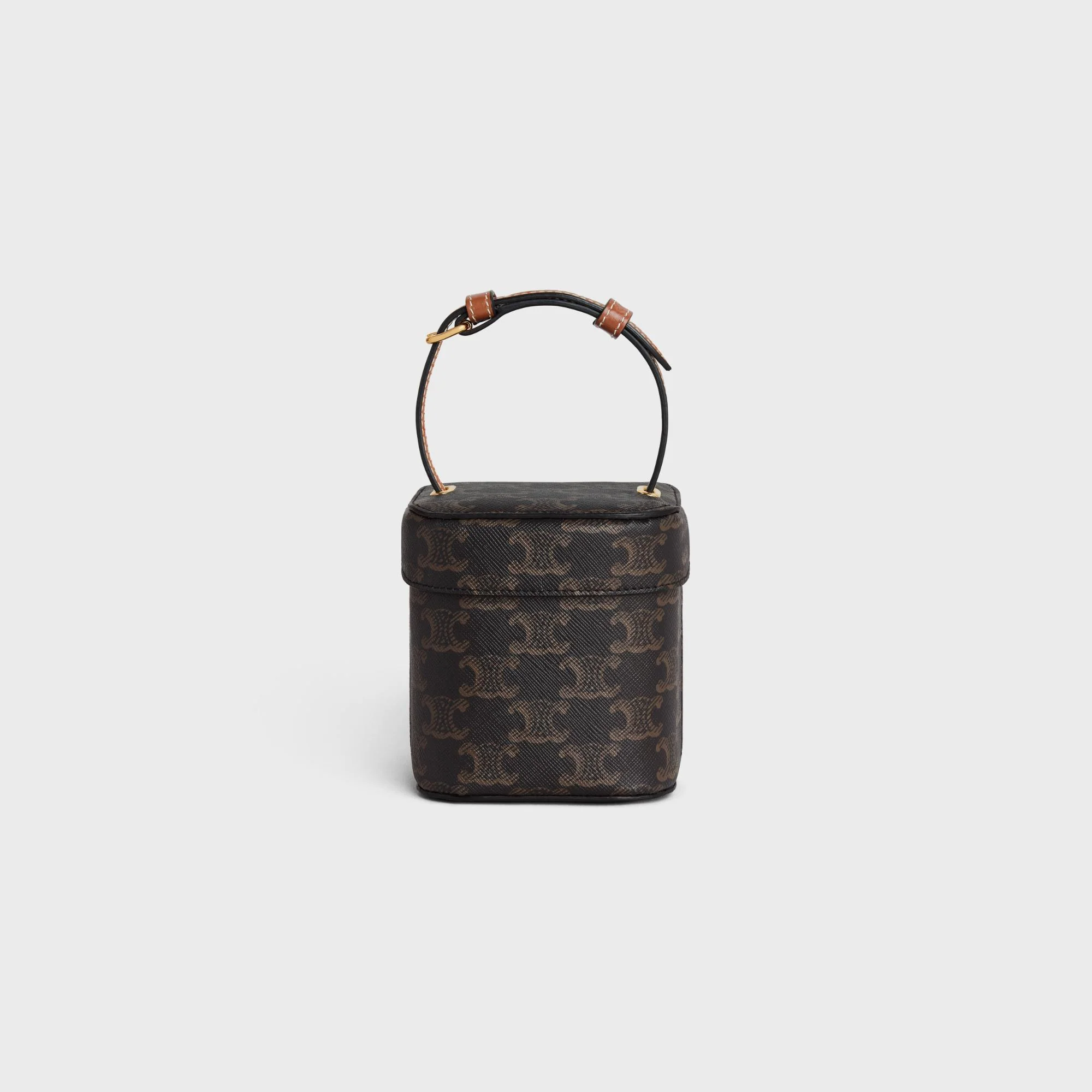 Triomphe Canvas Small Box - Tan - Image 4