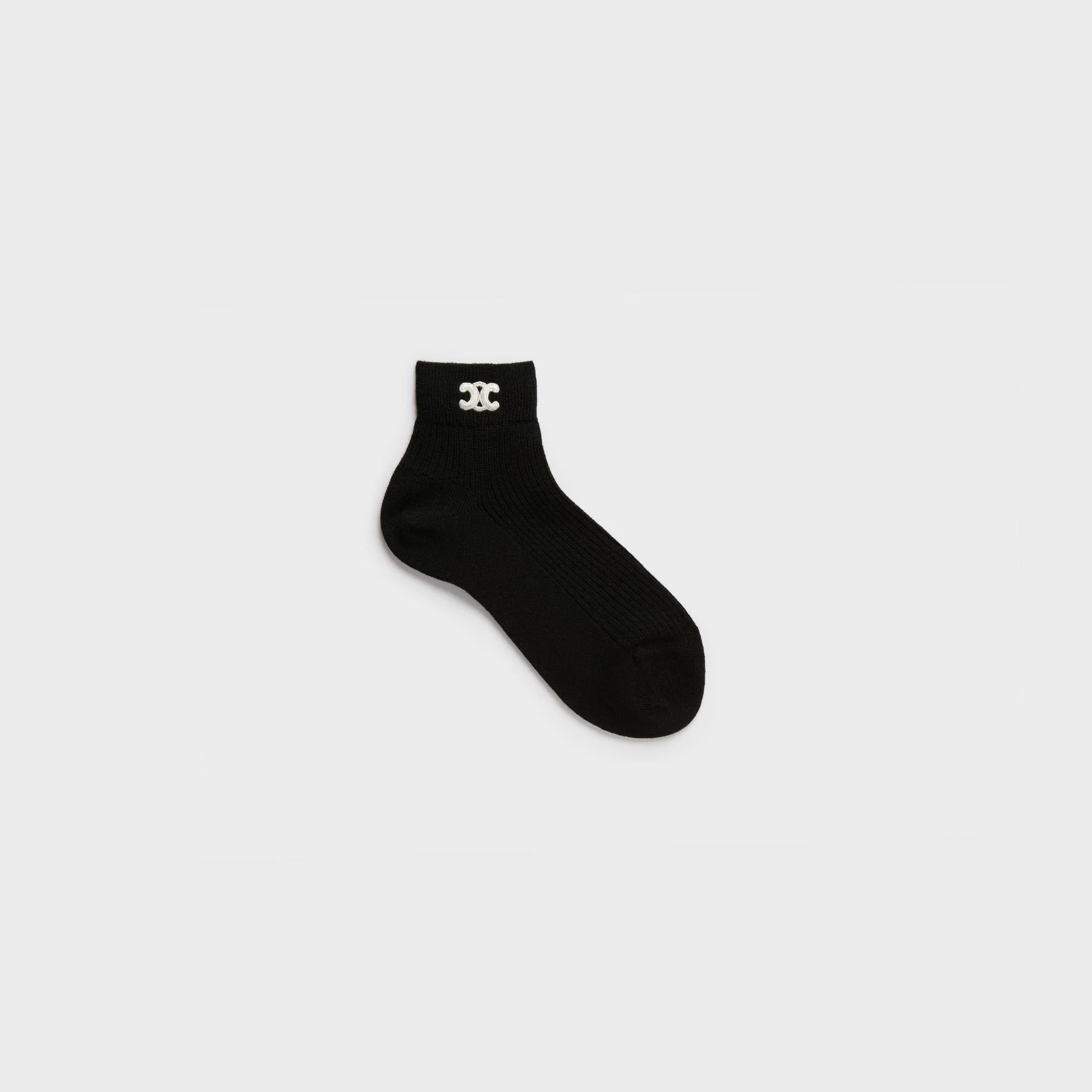 Triomphe Short Socks - Black