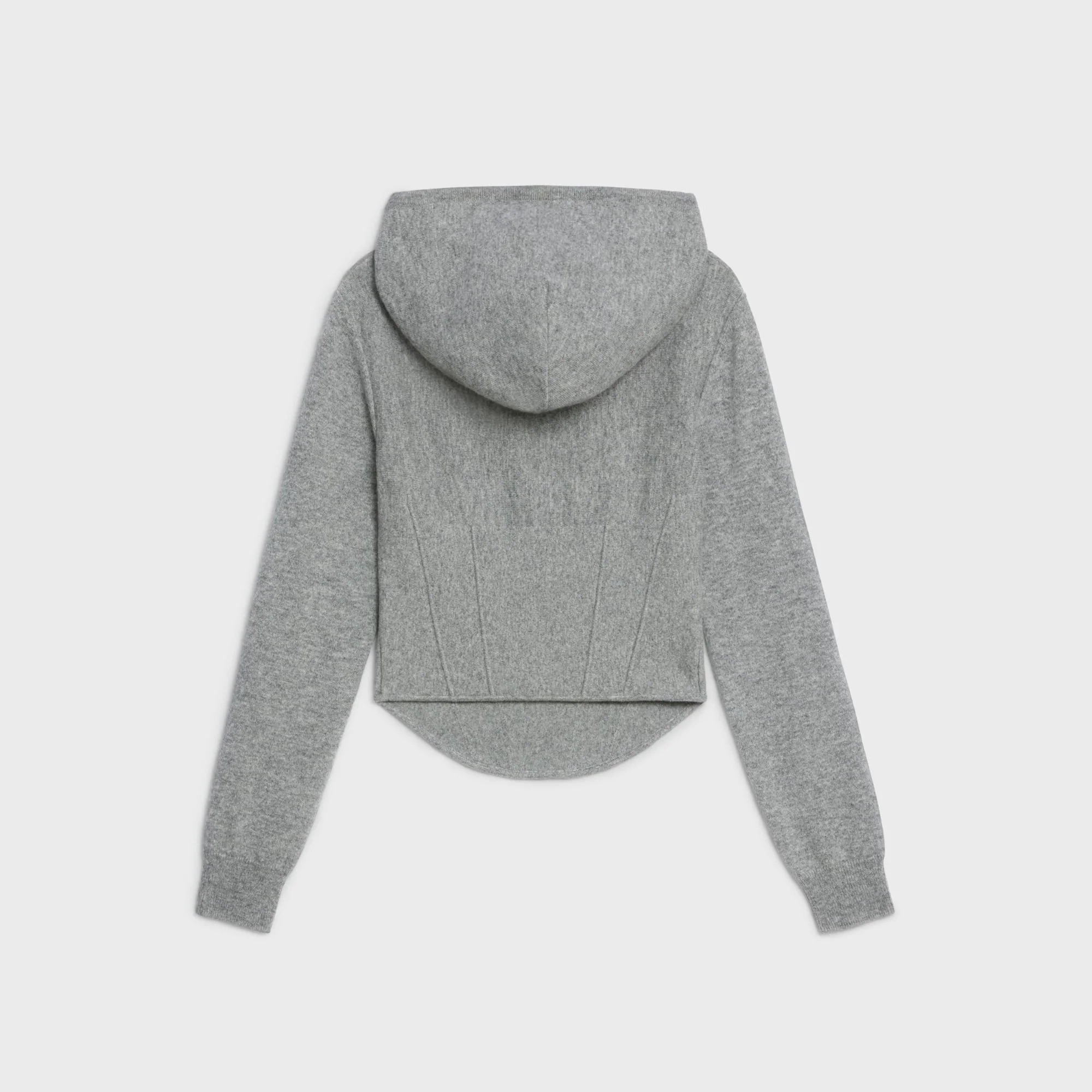 Hooded Sweater - Medium Grey - Image 2