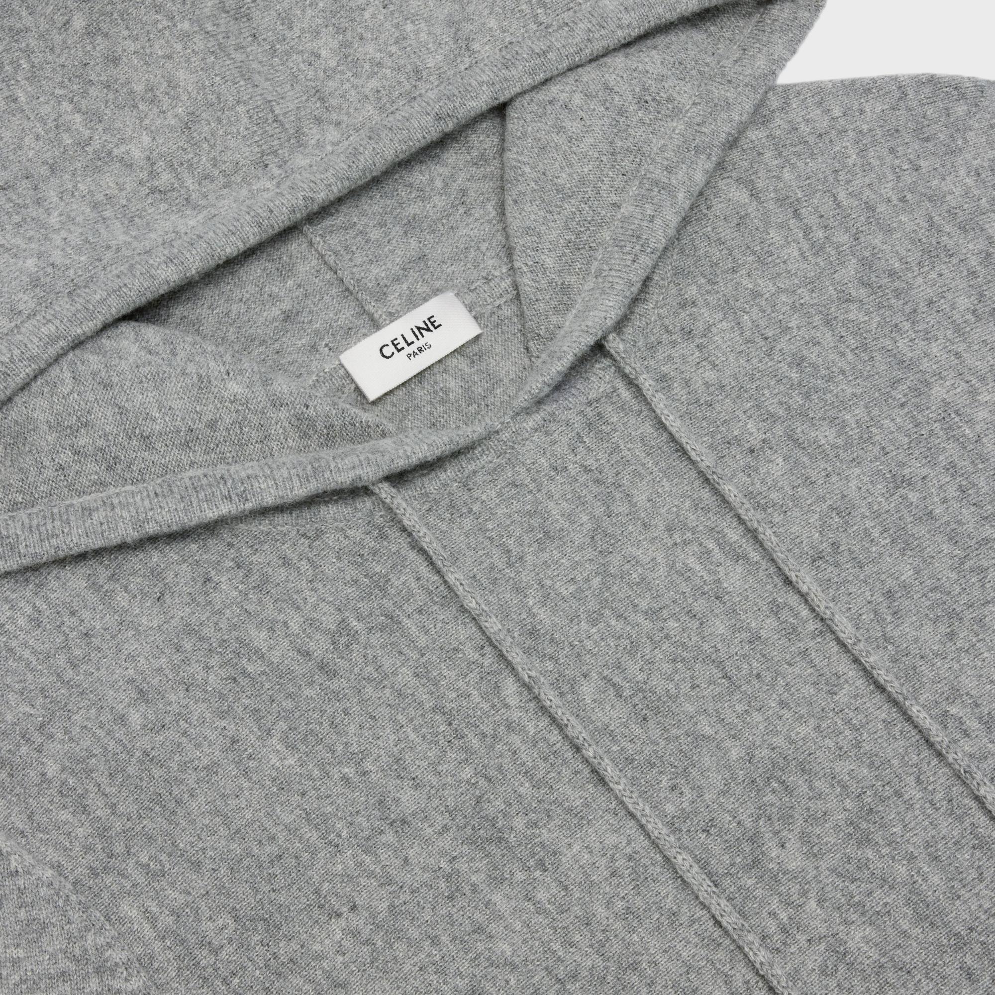 Hooded Sweater - Medium Grey - Image 3