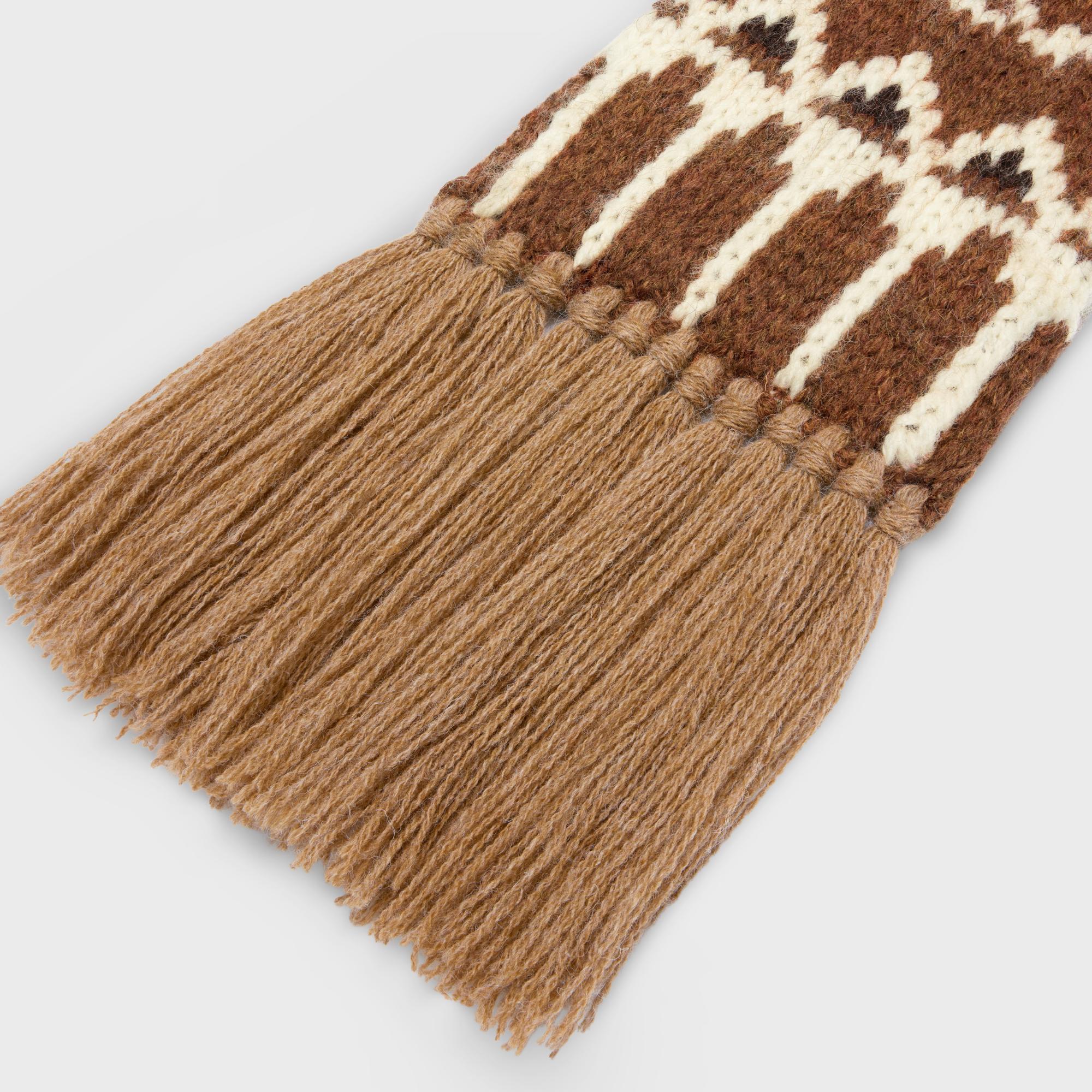 Echarpe - Camel Fair Isle - Image 2
