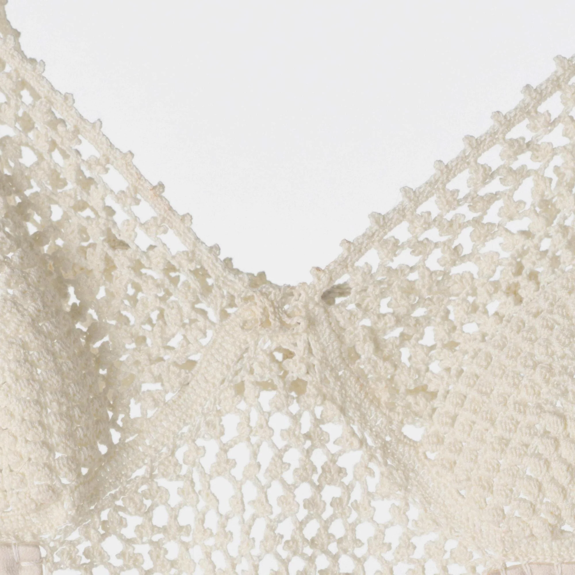 Robe Lingerie Courte - Off White - Image 4