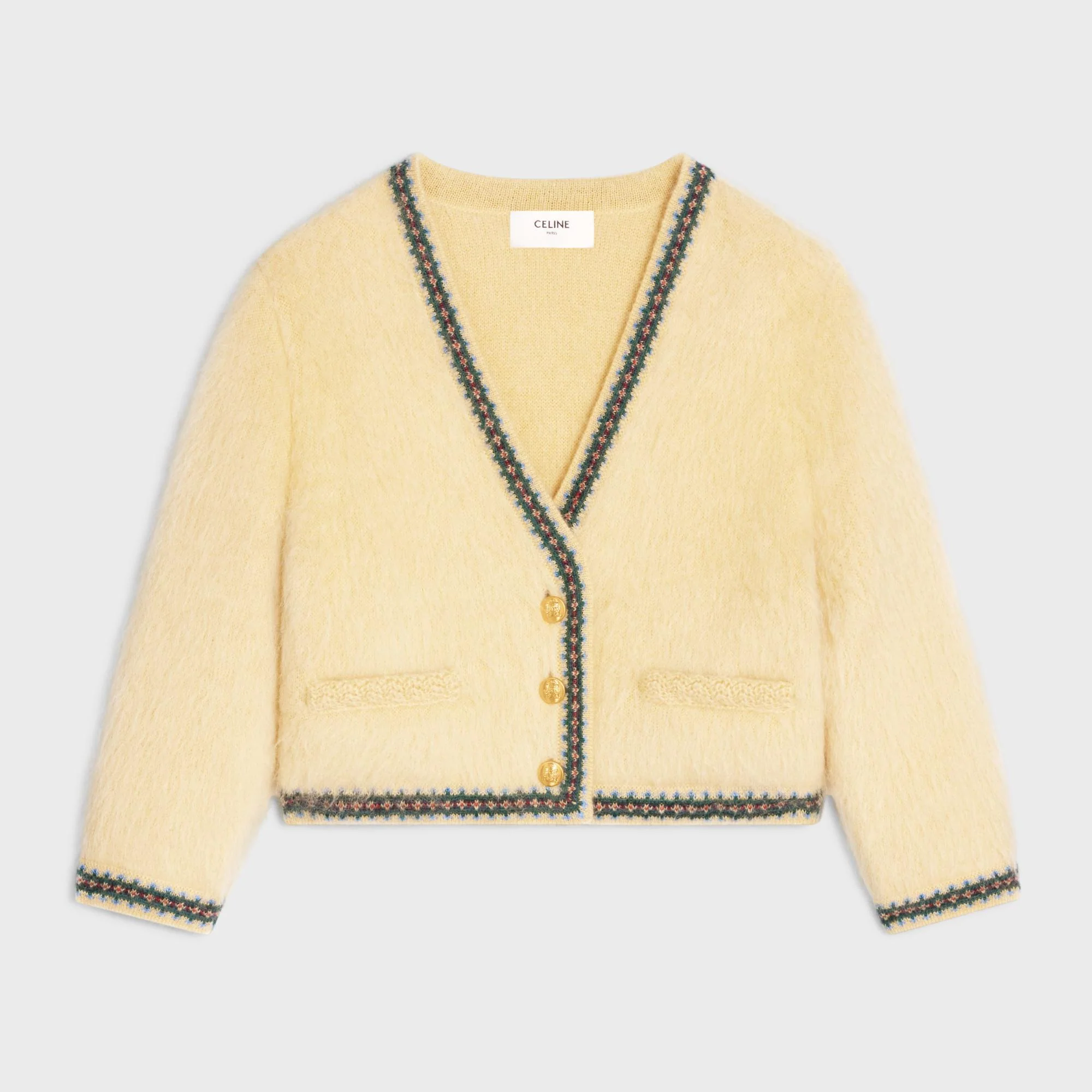 Cardigan Jacket - Pale Yellow