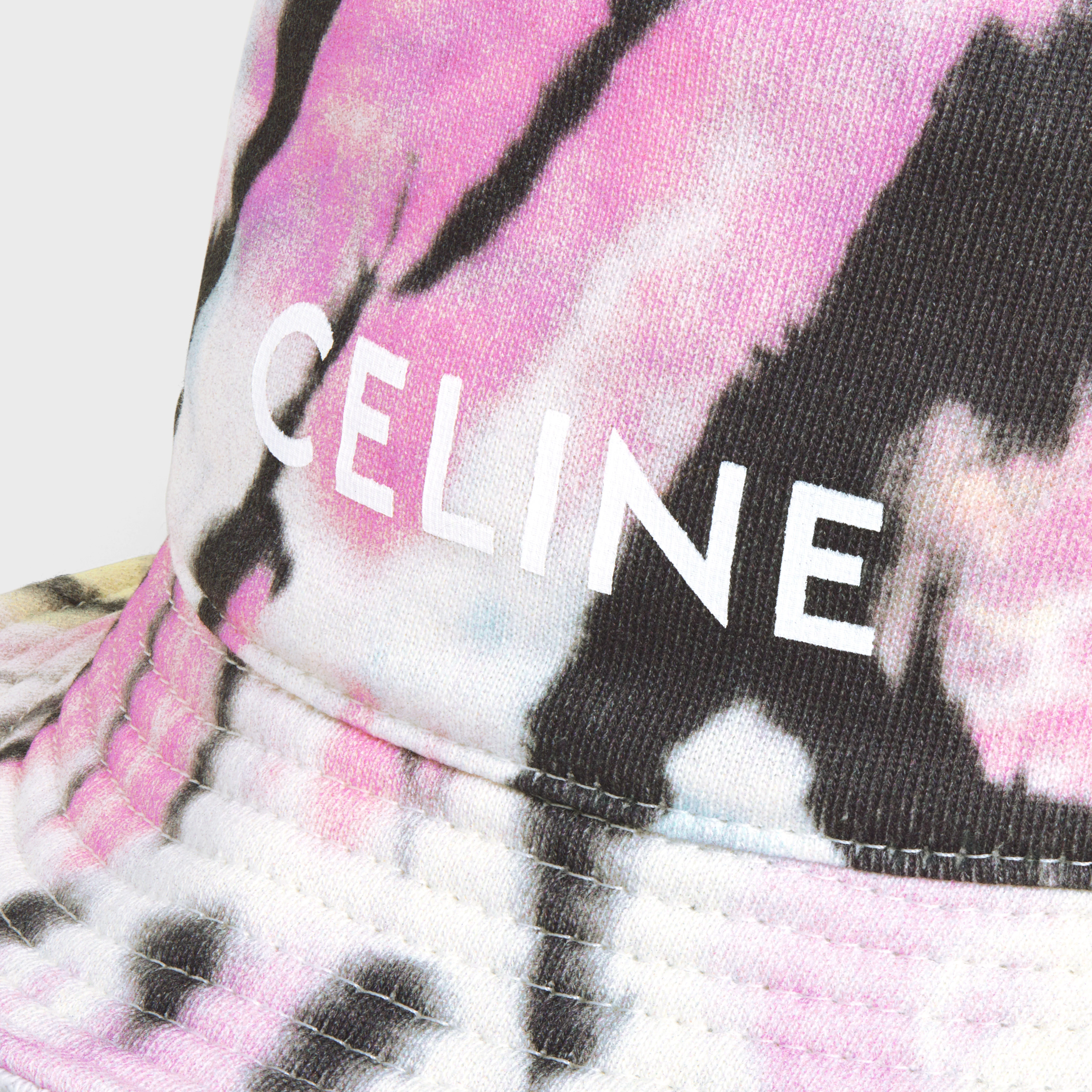 Celine Bucket Hat - Multicolor Pastel/Off White - Image 3