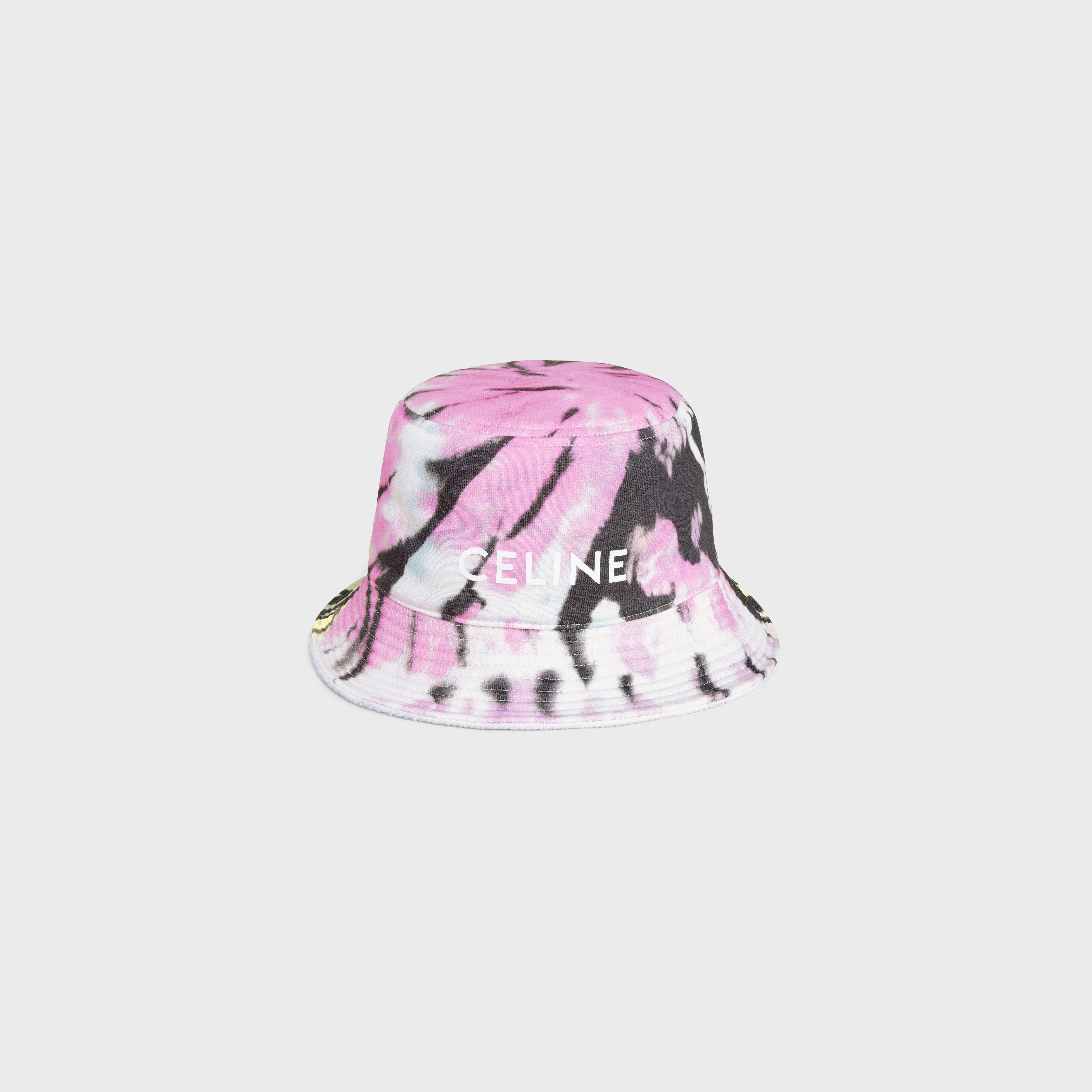 Celine Bucket Hat - Multicolor Pastel/Off White