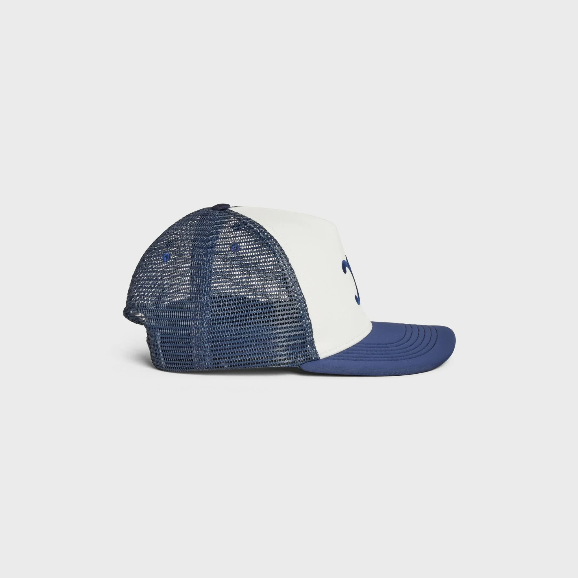 Triomphe Us Mesh Cap - White/Navy/Black - Image 2