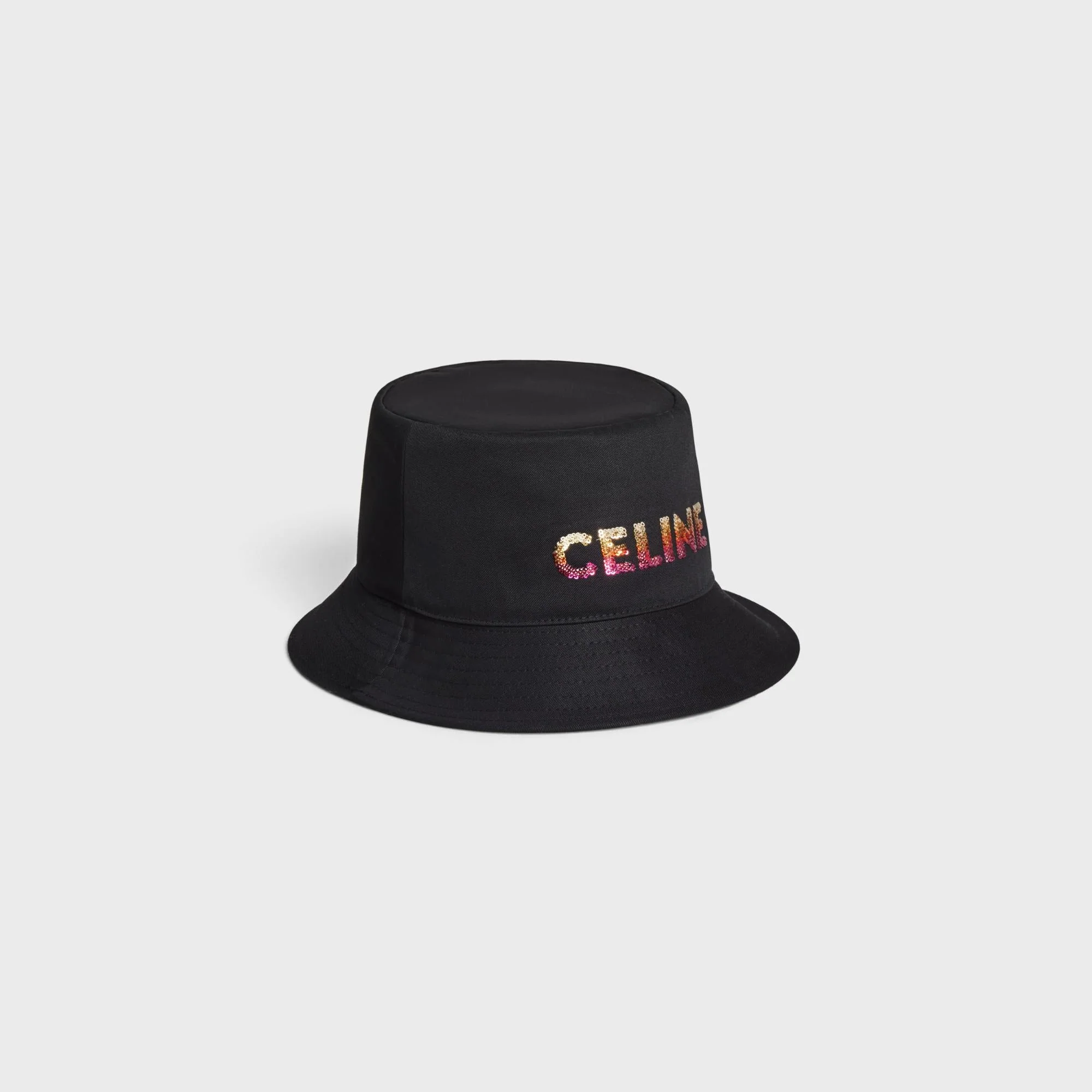 Celine Onmbre Sequins Bucket Hat - Black - Image 2