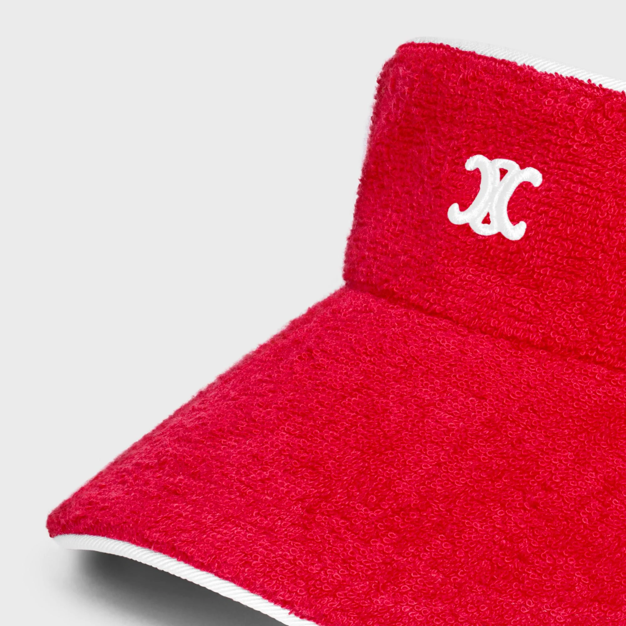 Triomphe Visor - Bright Red - Image 3