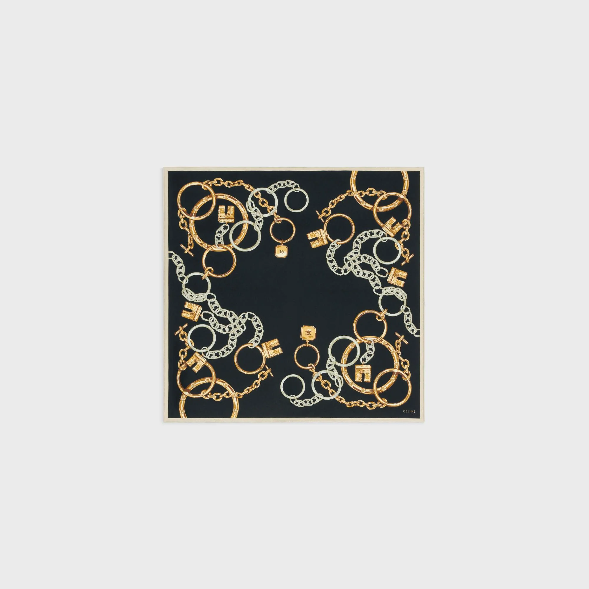Bandana - Black/Beige