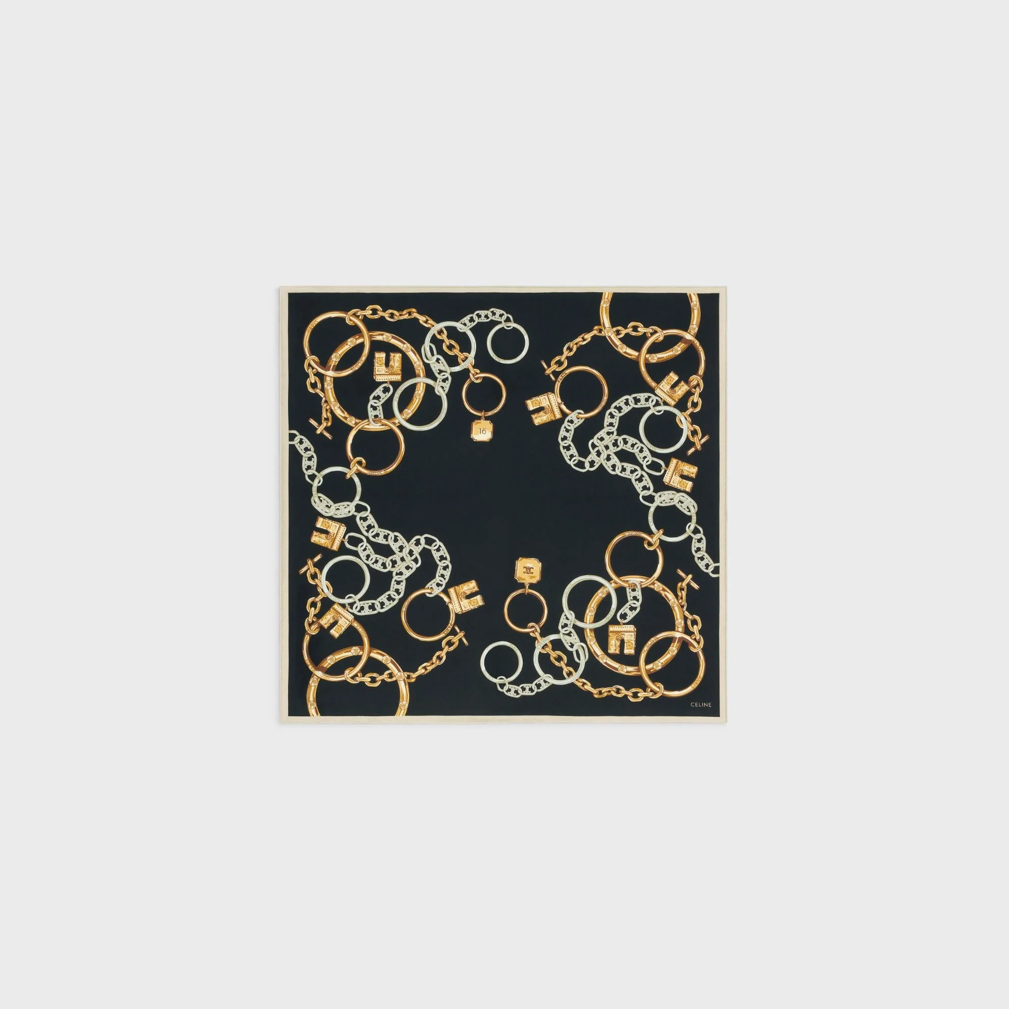 Bandana - Black/Beige