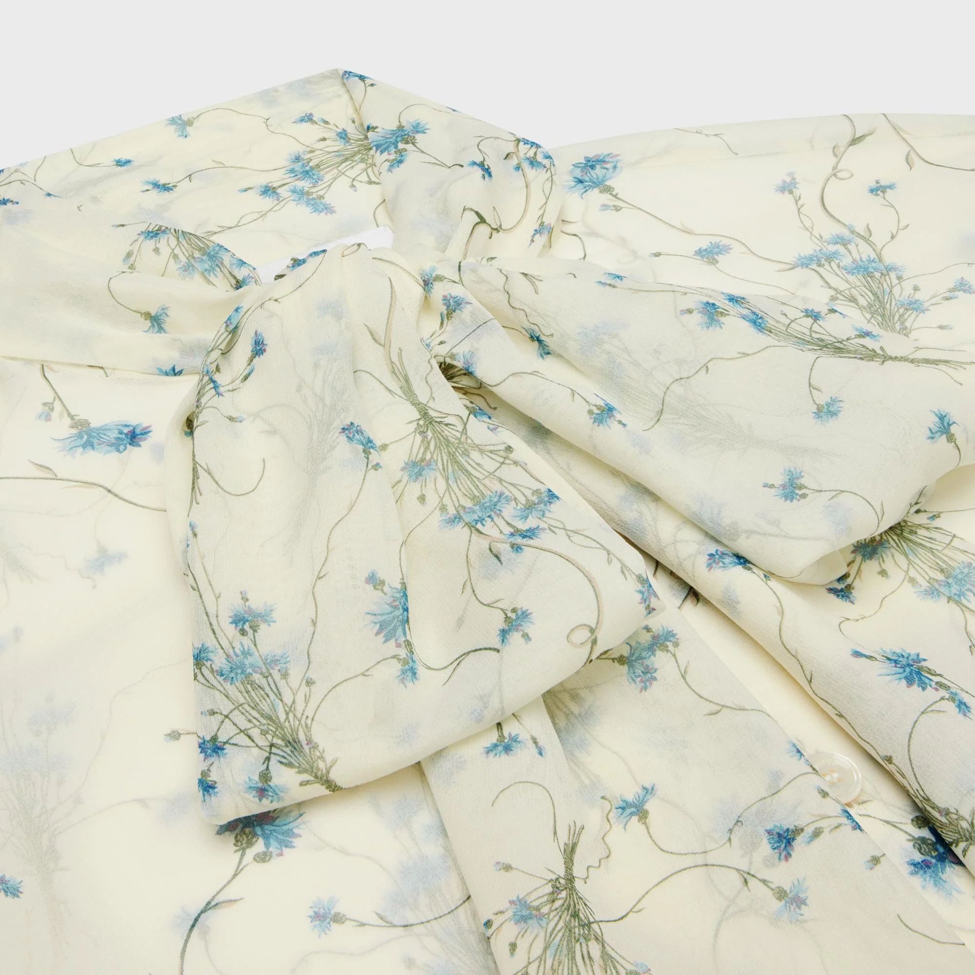Blouse Valalliere - Vanille/Bleu - Image 6