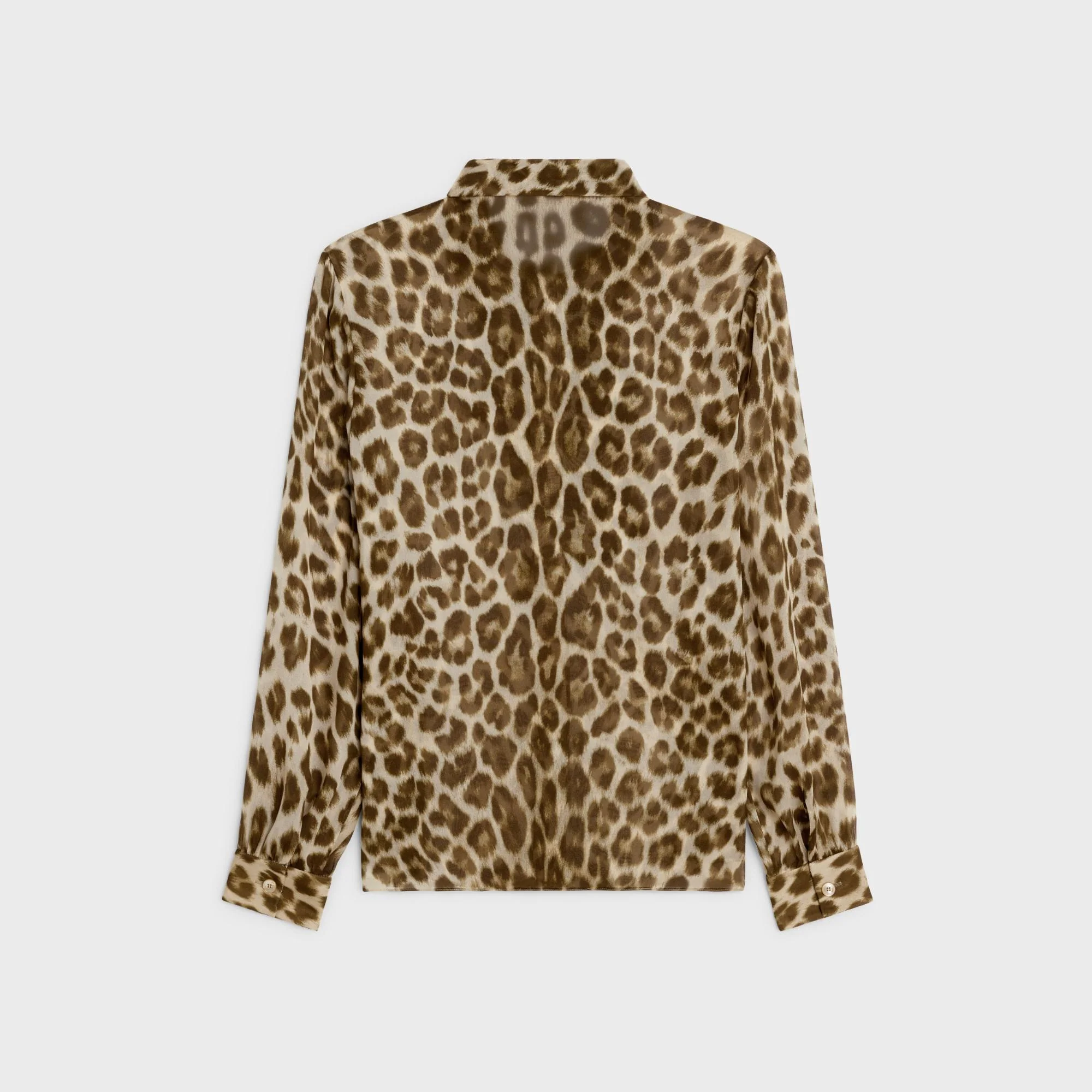 Blouse Col Noeud Jabot - Blond - Image 2