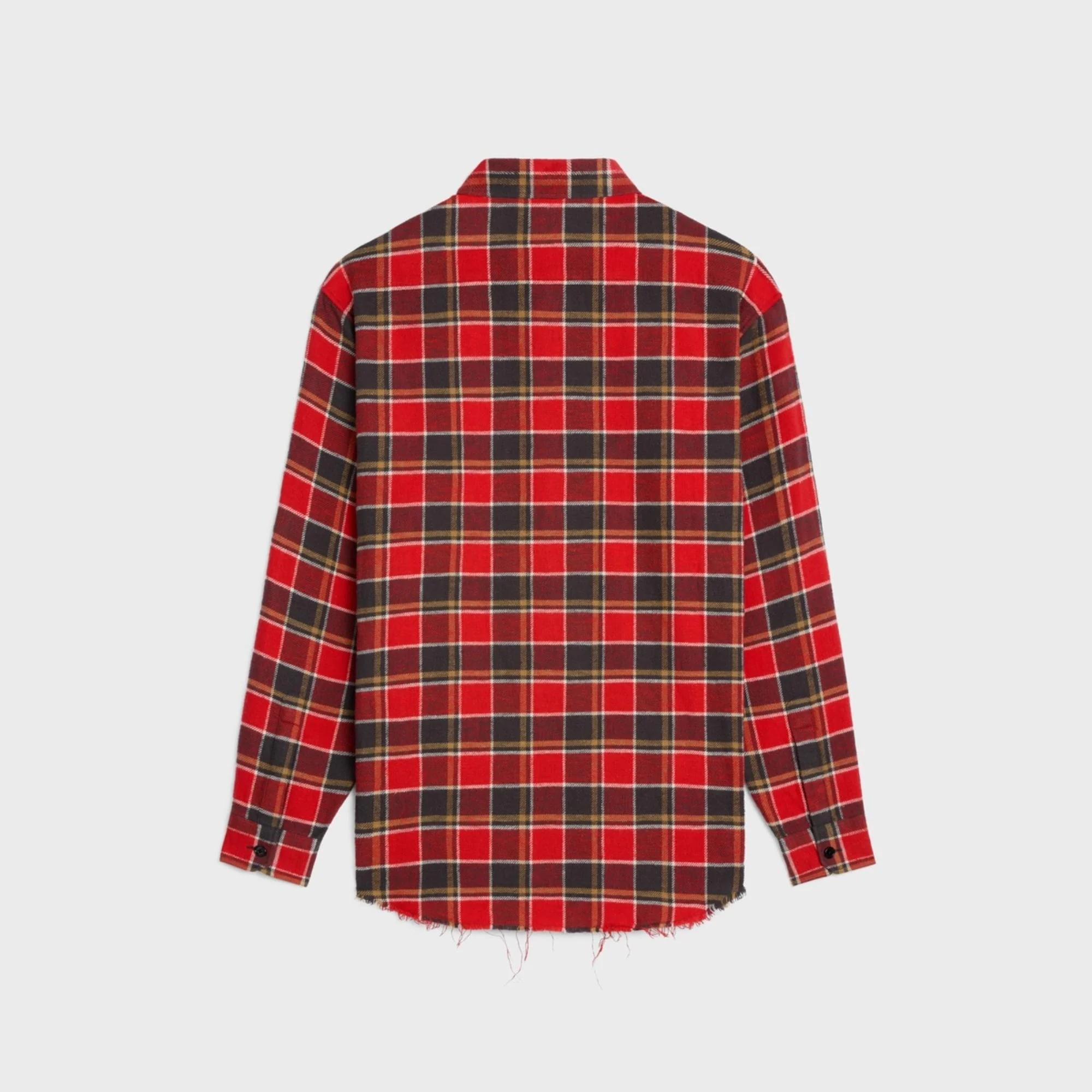 Chemise Trappeur Bords Francs - Red/Black - Image 2
