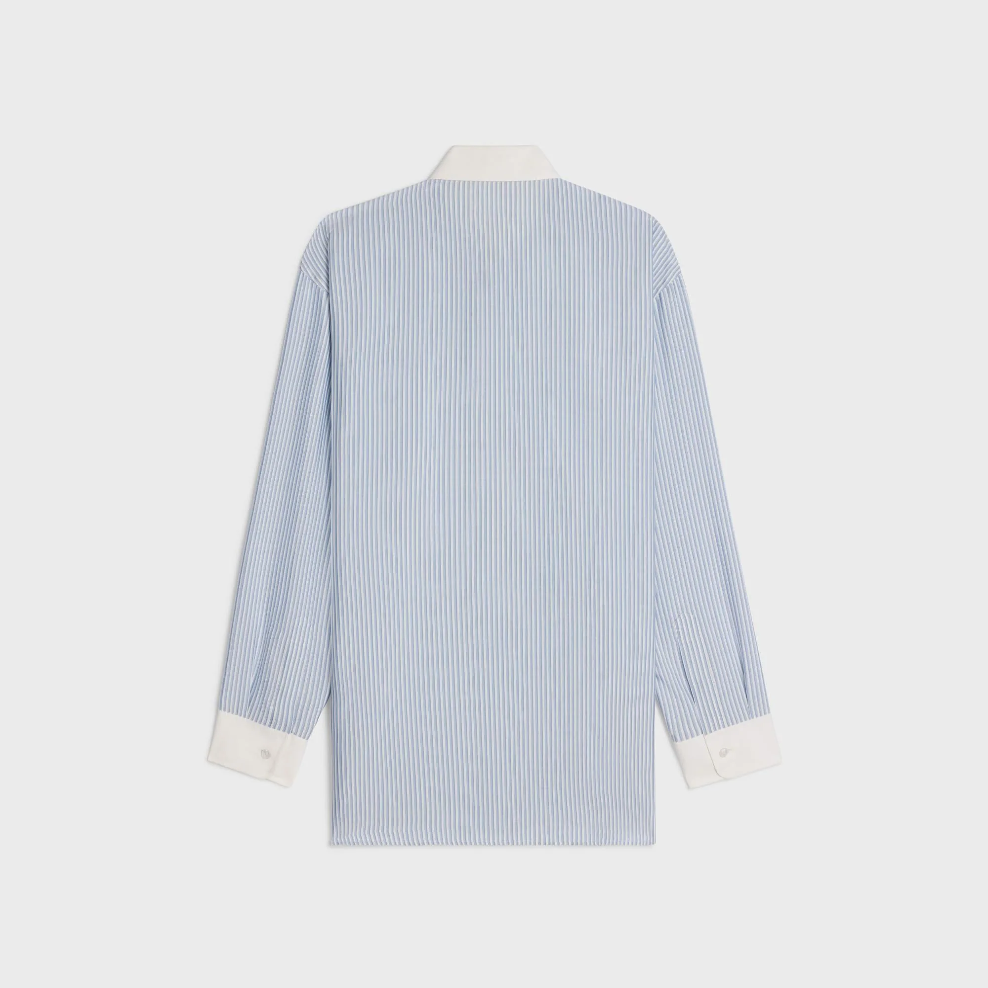 Triomphe Oversized Shirt - Chalk/Blue - Image 2