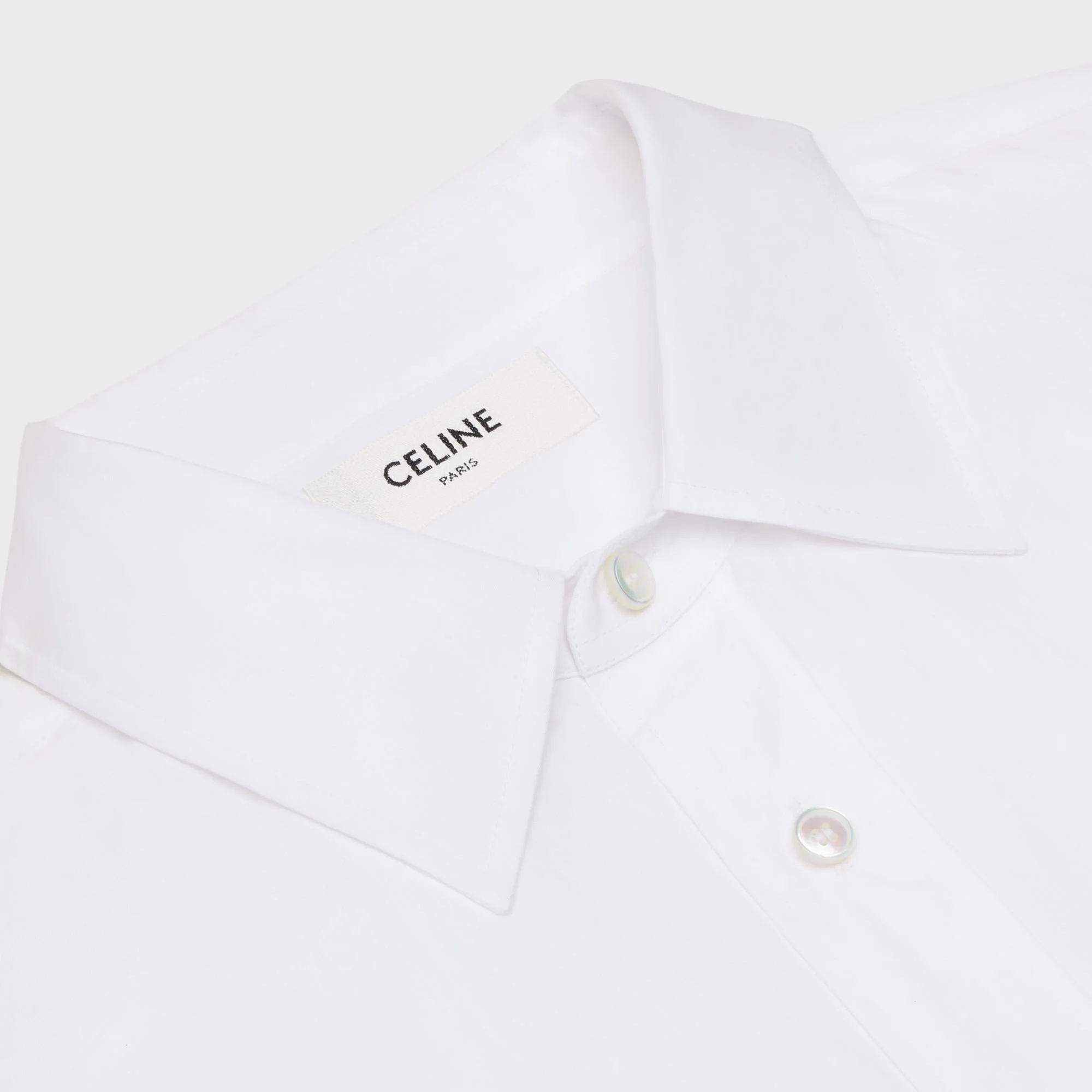 Loose Drugstore Collar Shirt - White - Image 3