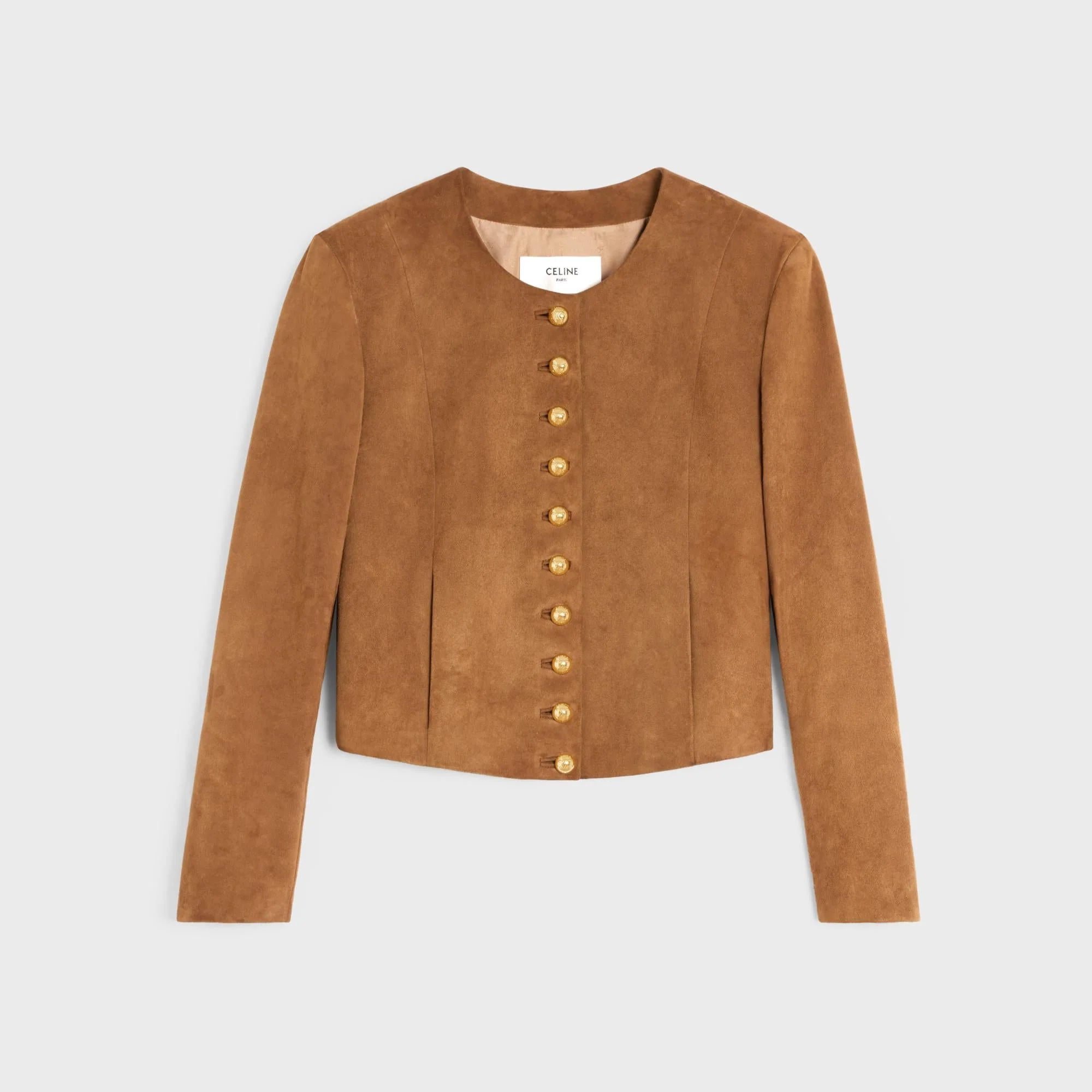 Multi Button Jacket - Caramel