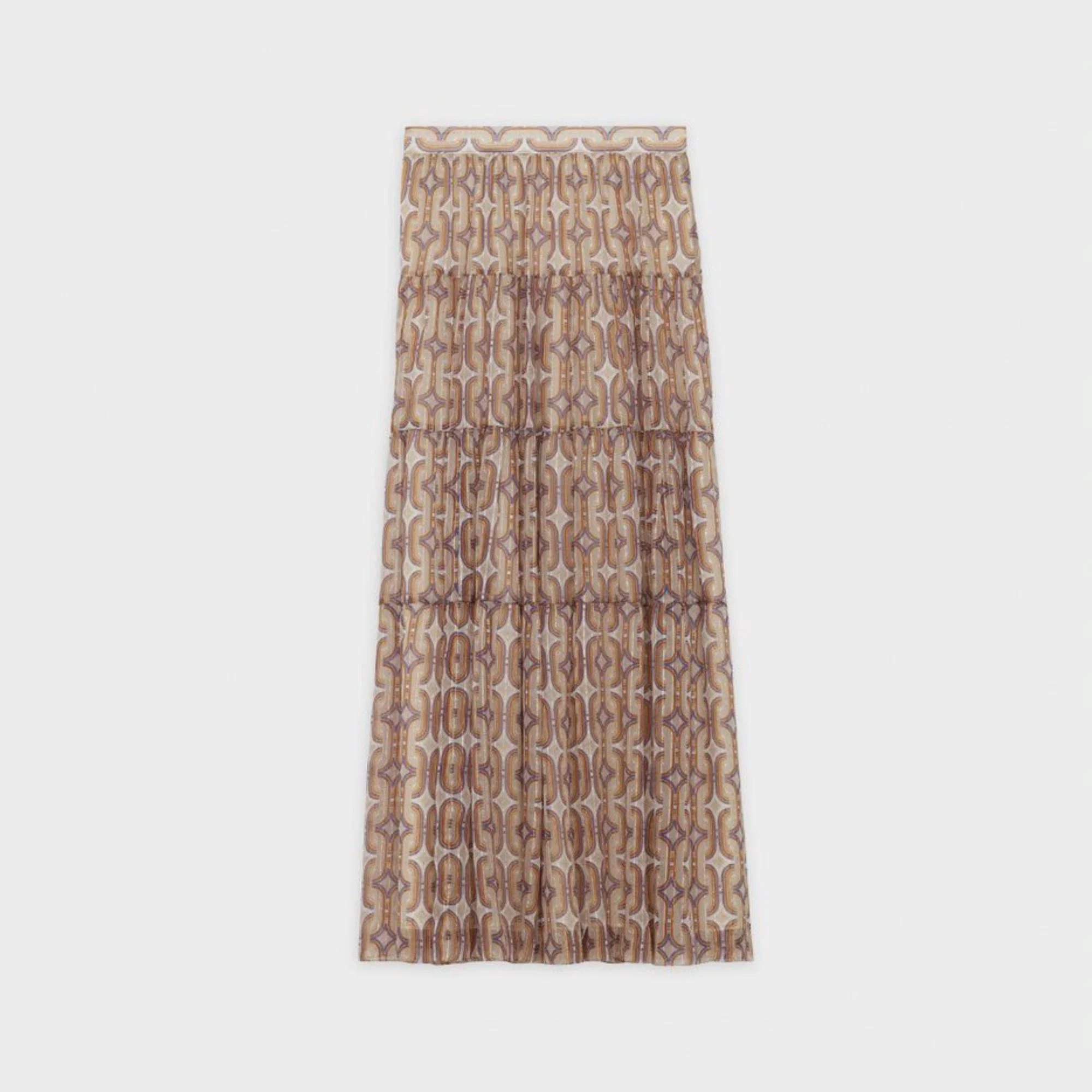 Long Skirt With Ruffles - Multicolor - Image 2