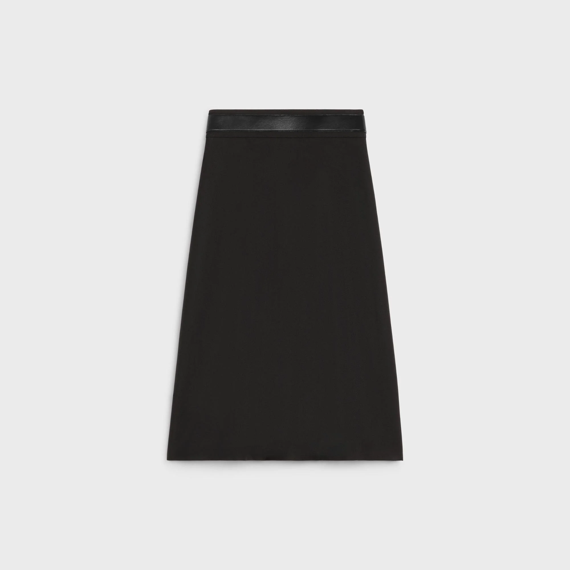 Belt Wrap Skirt - Black - Image 2