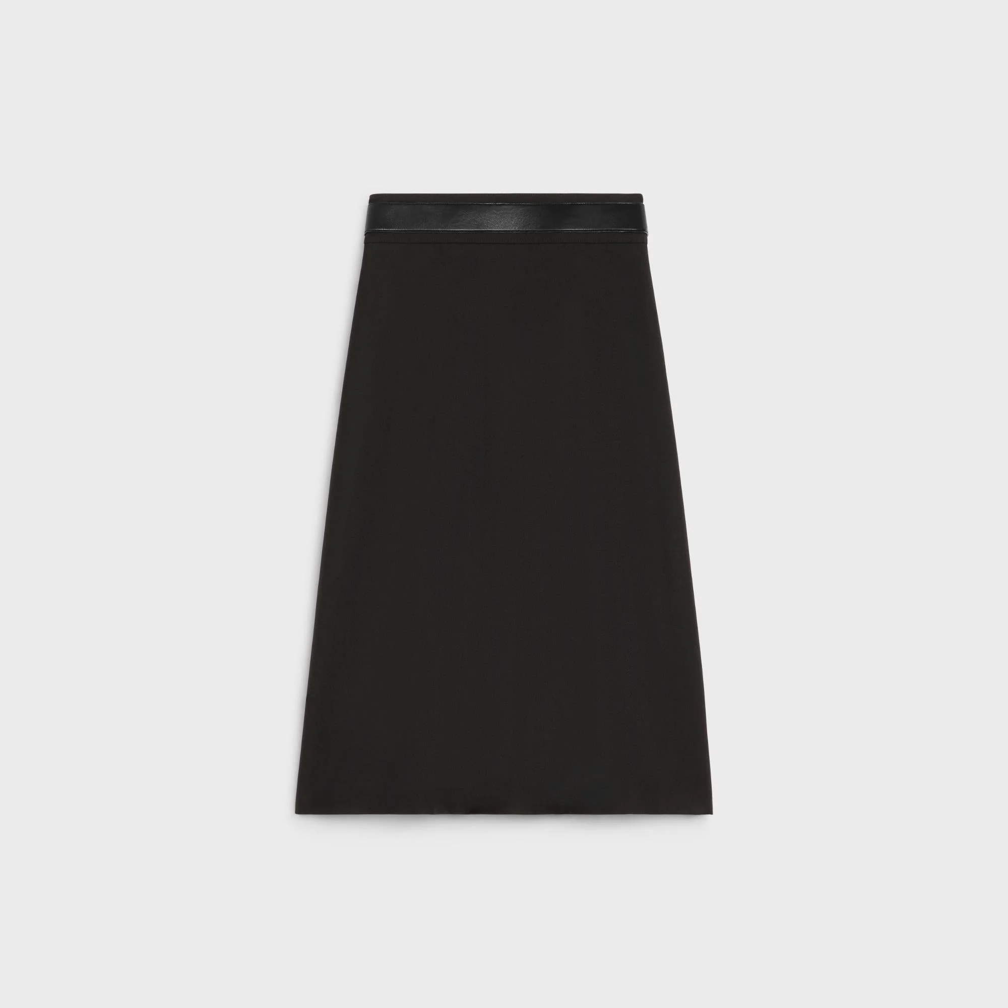 Belt Wrap Skirt - Black - Image 2