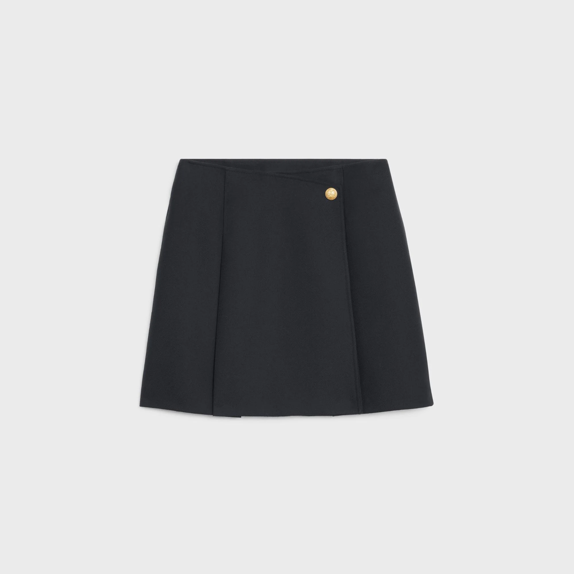 Short Wrap Skirt - Black